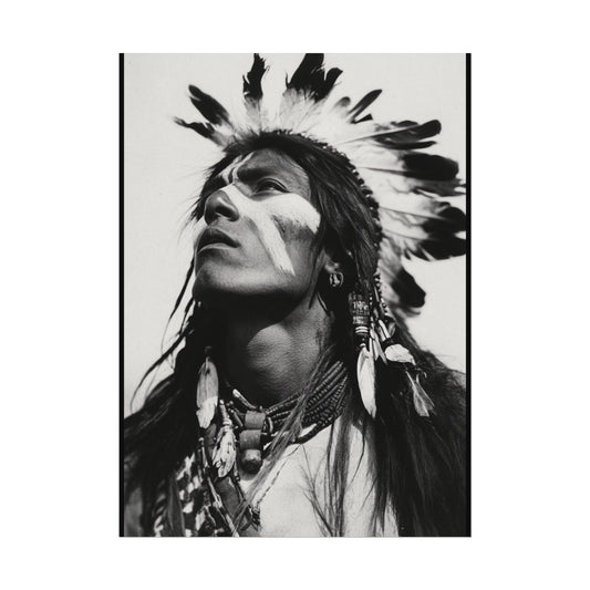 He Who Remembers – Western Textured Watercolor Matte Posters