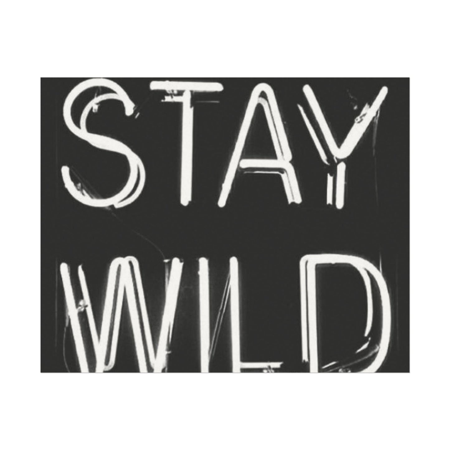 Stay Wild – Western Textured Watercolor Matte Posters
