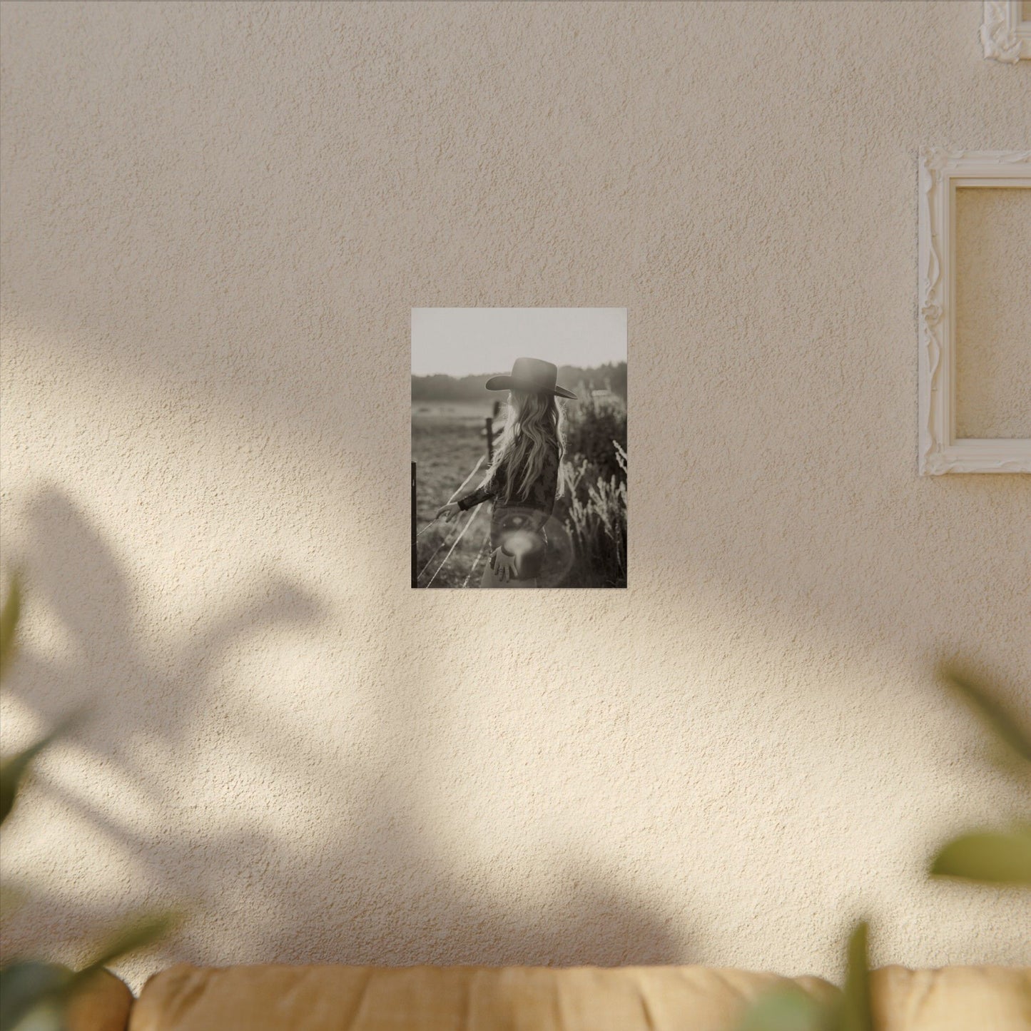 Mornings Gaze– Western Textured Watercolor Matte Posters