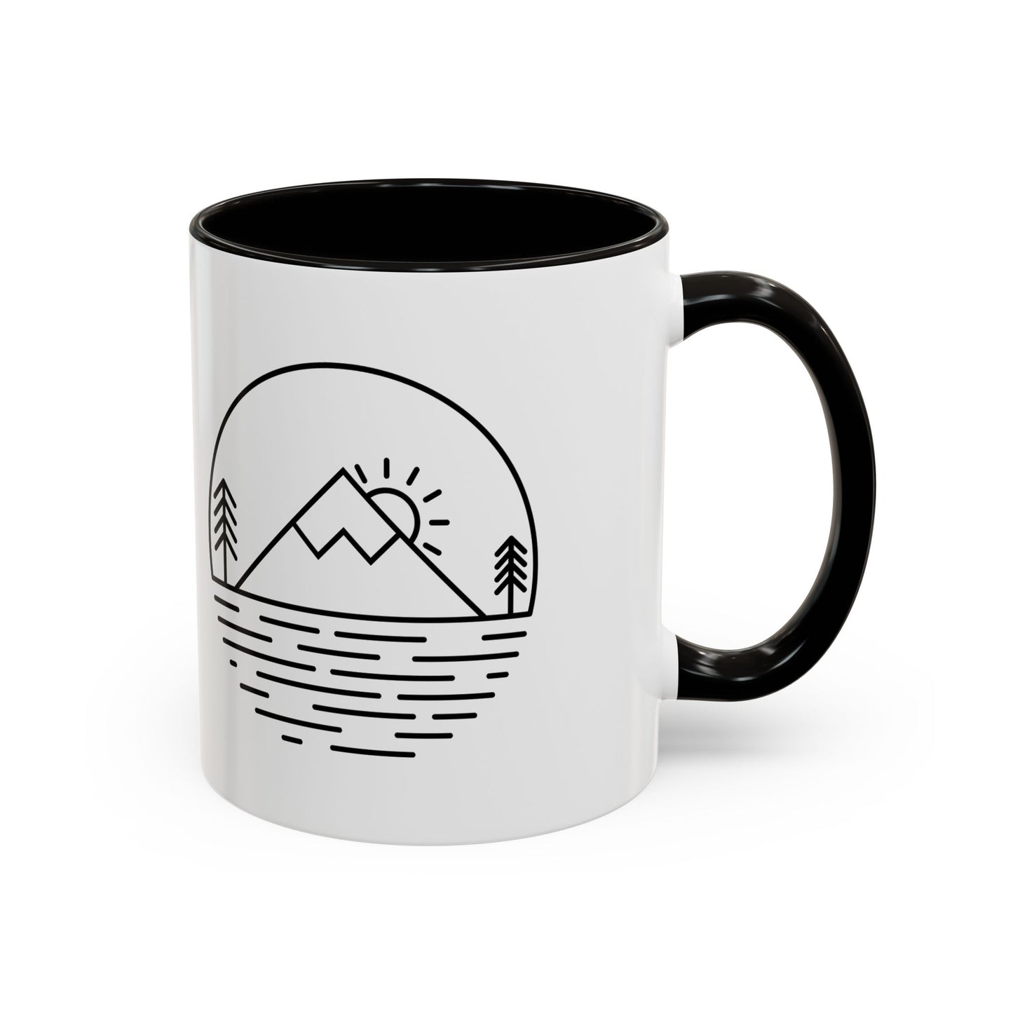 Nature-Inspired Colorful Mug, Perfect Gift for Nature Lovers, Coffee Mug for Outdoor Enthusiasts, Travel Souvenir, Adventure Coffee Cup