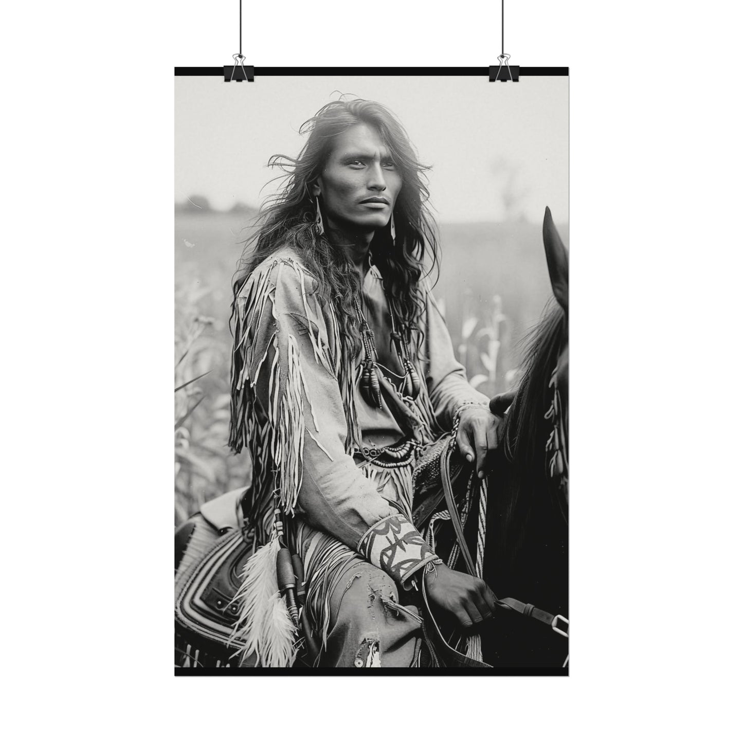 The Last Watchman– Western Textured Watercolor Matte Posters