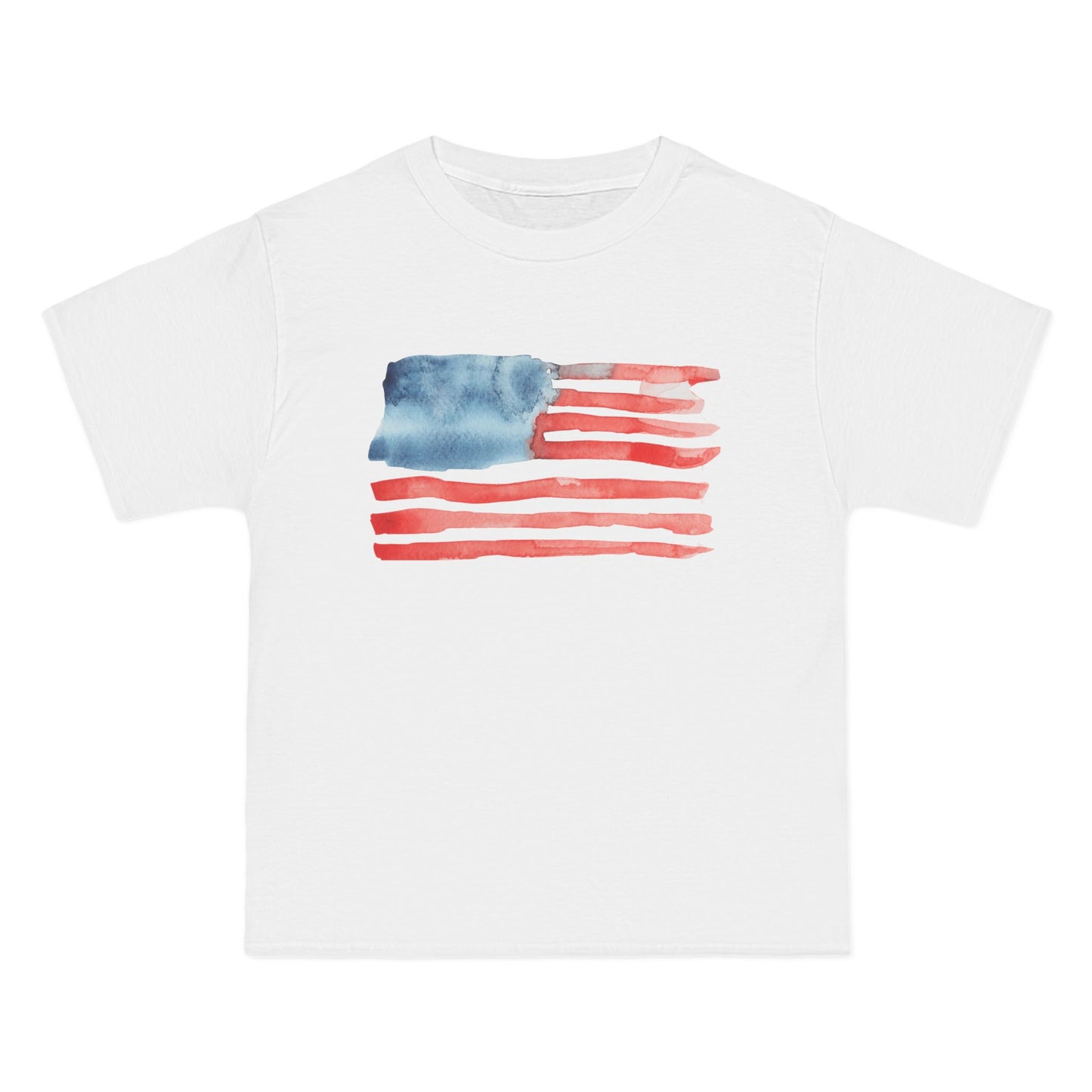 Water Color American Flag T-Shirt | America 1776 Design, Fourth of July Shirt, Independence Day Tee, Memorial Day Top, Gift for Veterans