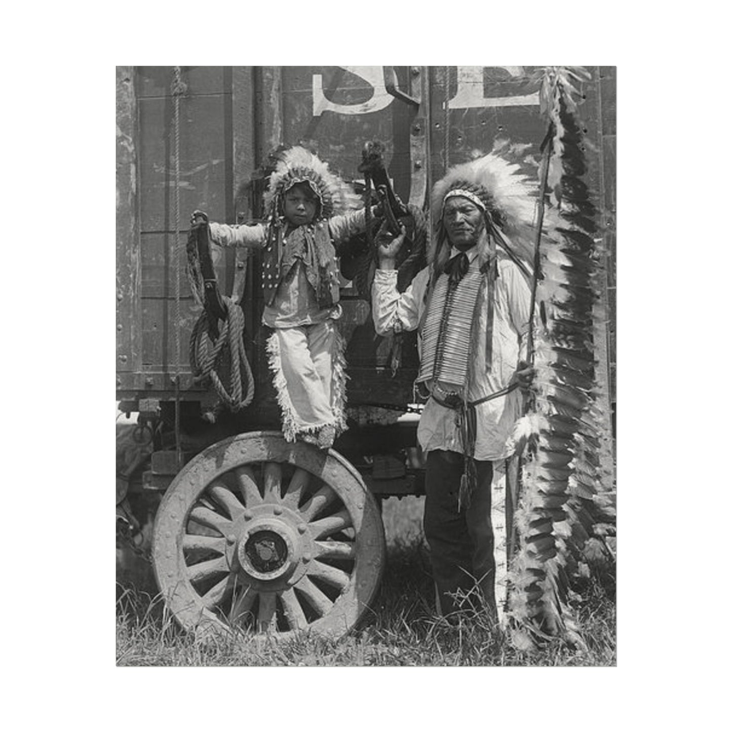 Small Hamds Big Spirit – Western Textured Watercolor Matte Posters