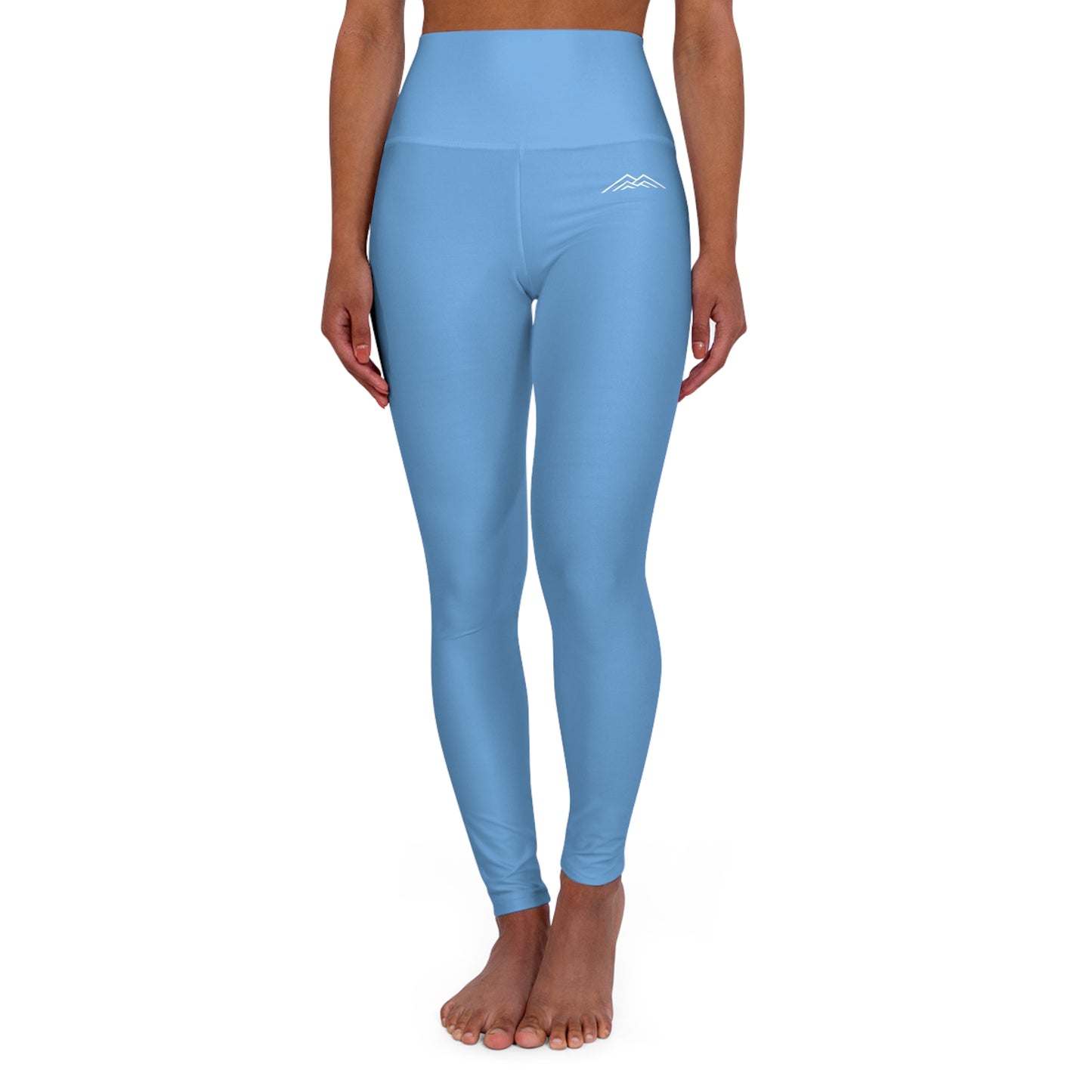Artic Blue Adventure Awaits High Waisted Yoga Leggings - Purple, Comfortable Activewear, Fitness Pants, Ideal for Gym, Yoga, and Weekend Brunch