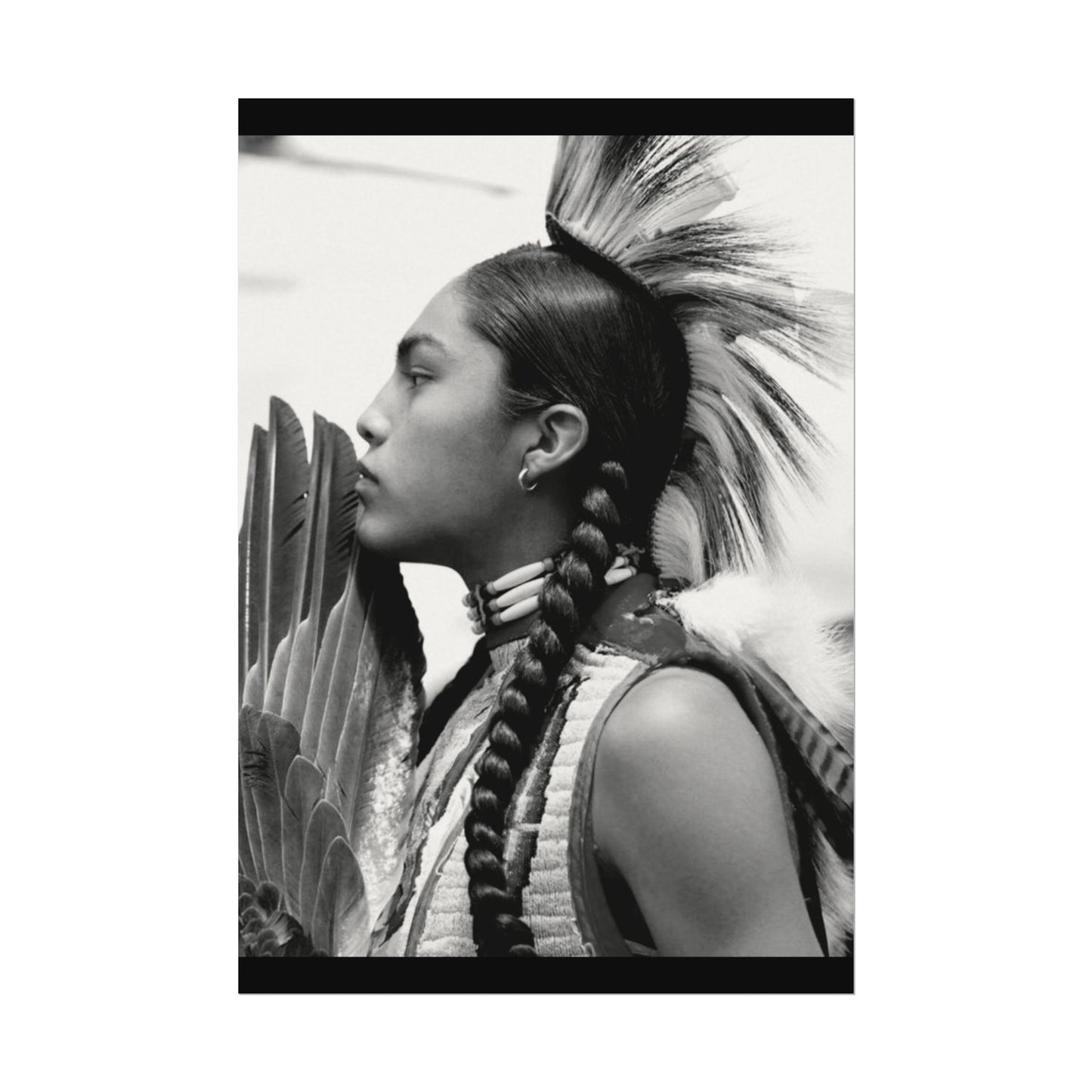 Soar High On Wings Like Eagles – Western Textured Watercolor Matte Posters