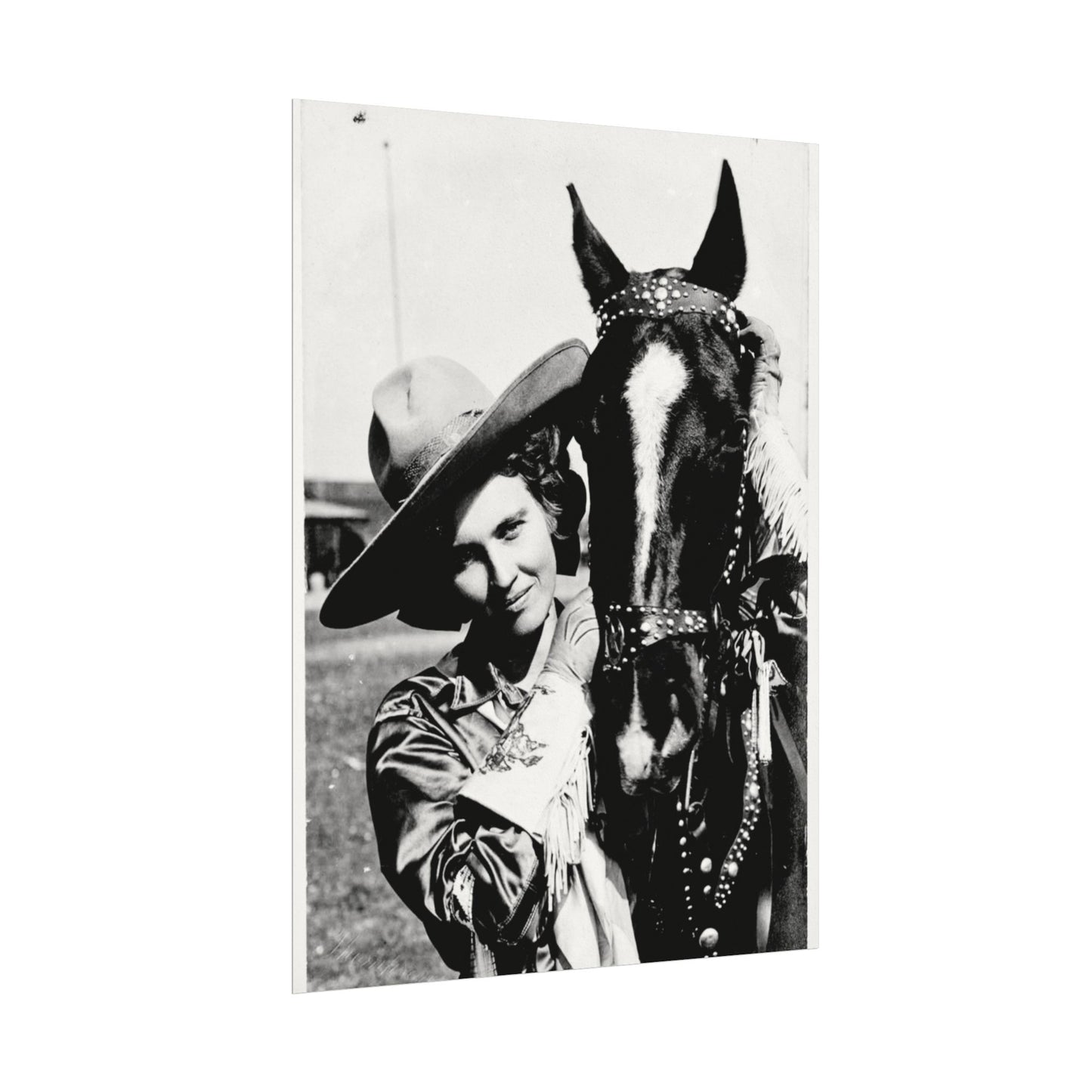 Steadfast Devotion – Western Textured Watercolor Matte Posters