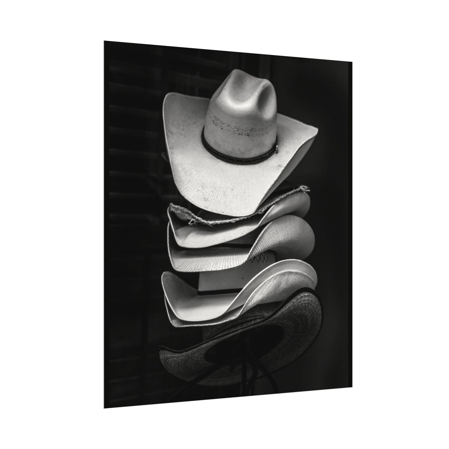 I Tip My Hat To The Keeper Of The Stars– Western Textured Watercolor Matte Posters