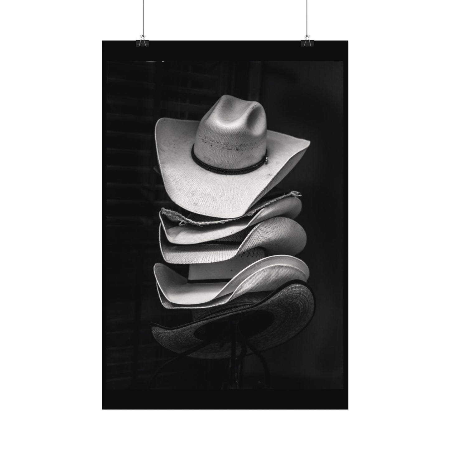 I Tip My Hat To The Keeper Of The Stars– Western Textured Watercolor Matte Posters