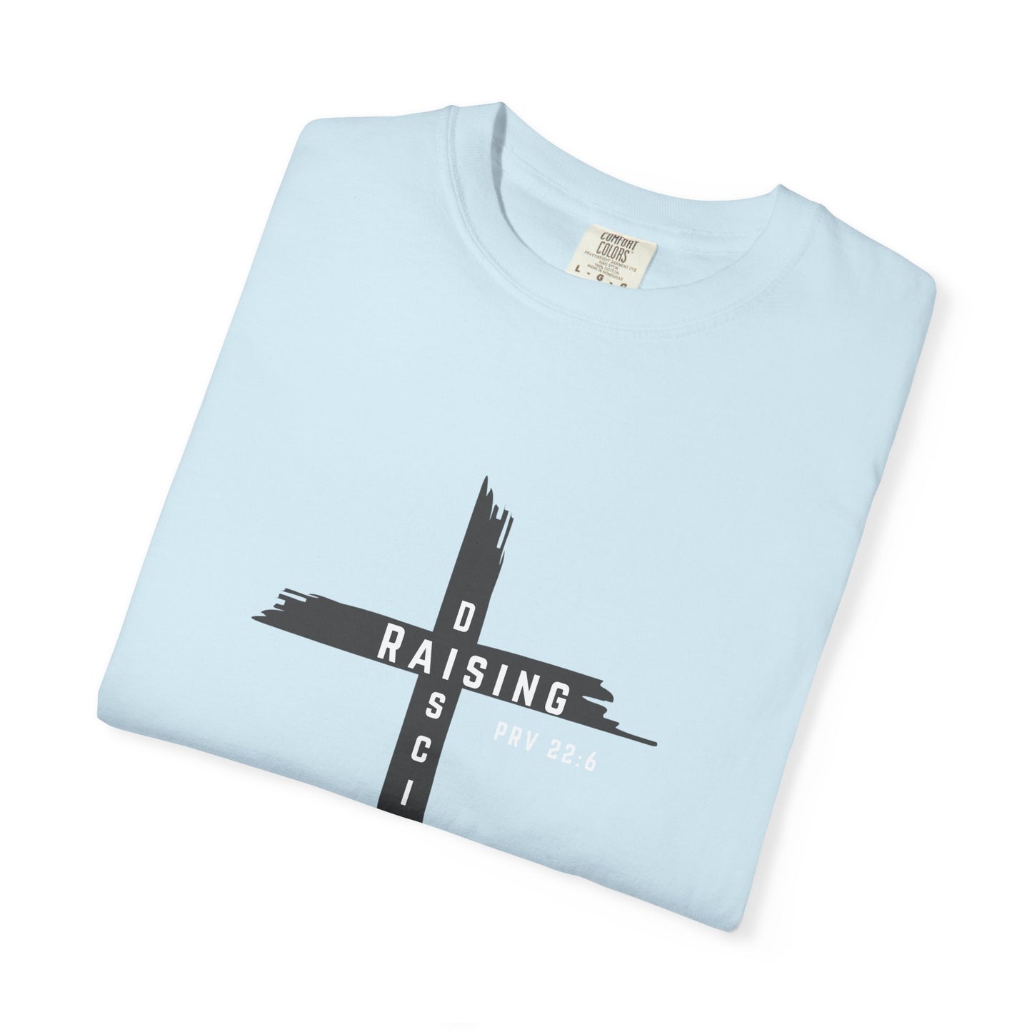 Raising Disciple Garment-Dyed T-Shirt for Faith Wear, Christian Apparel, Spiritual Gift, Youth Group Outfit, Church Merchandise,