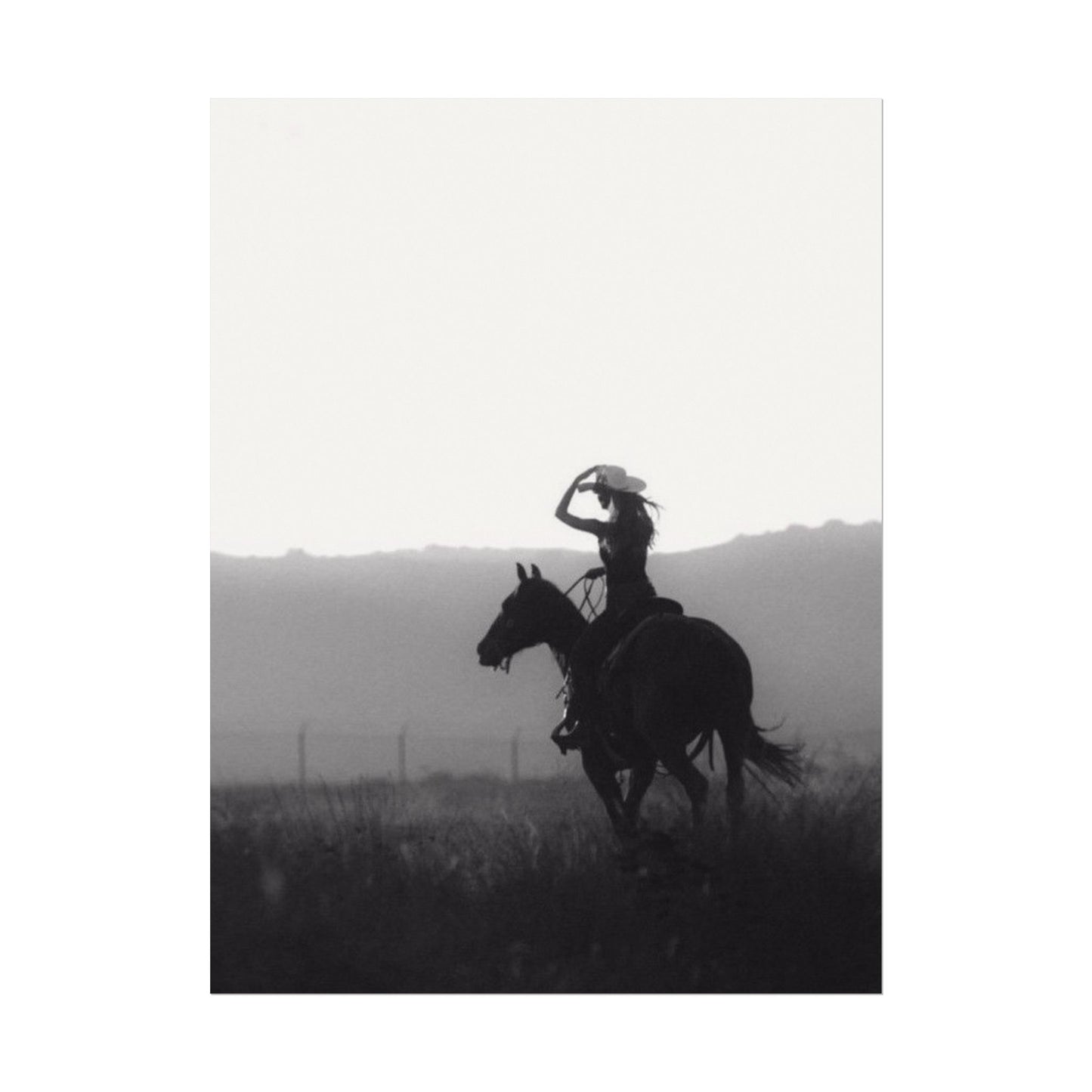 Timeless Beauty – Western Textured Watercolor Matte Posters