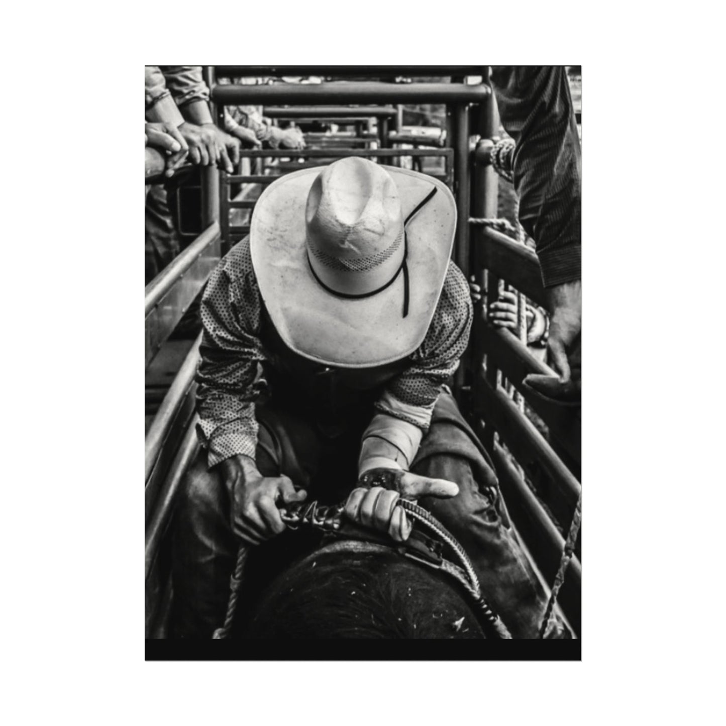 Lock Loaded & In The Chute Textured Watercolor Matte Posters