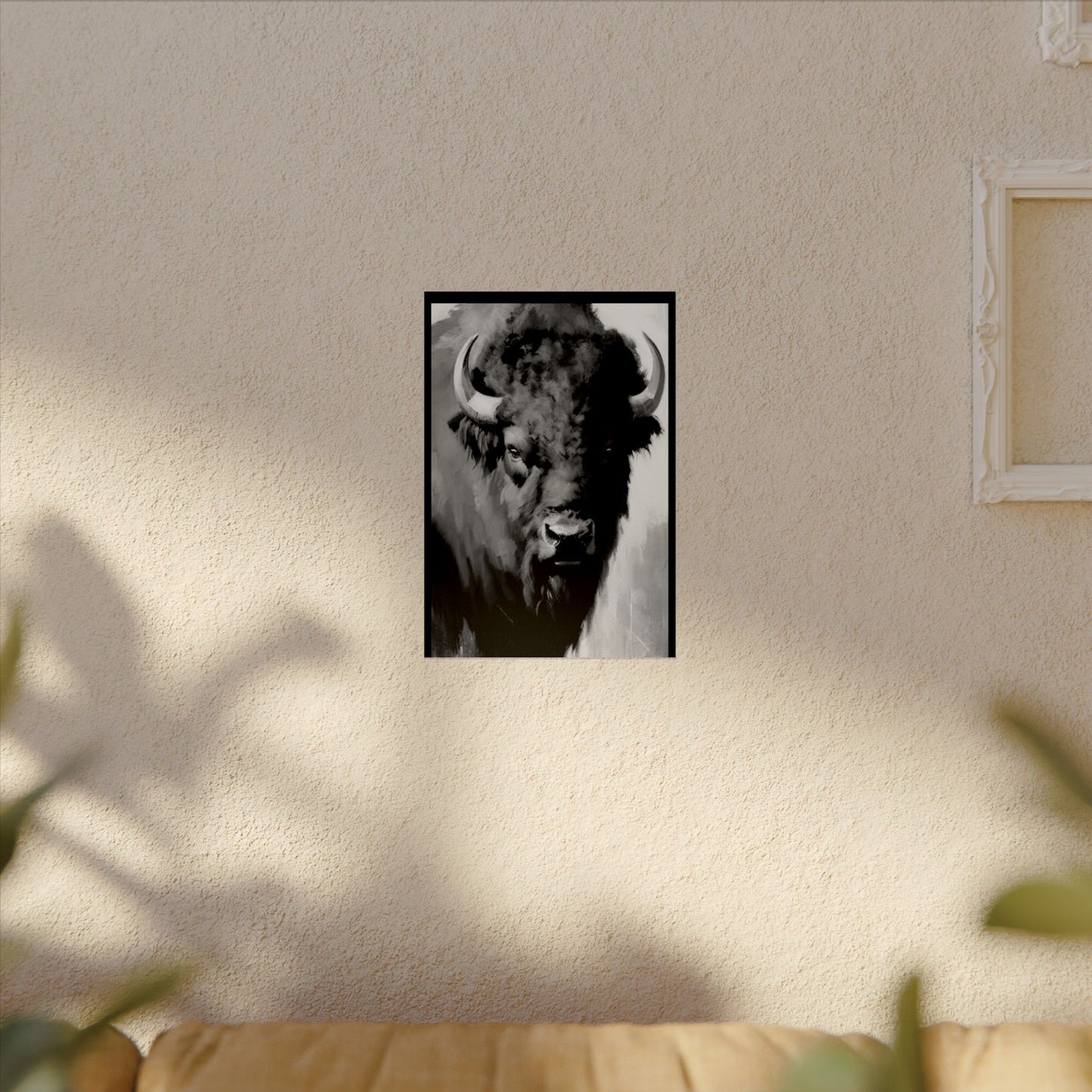 Buffalo Ridge – Western Textured Watercolor Matte Posters