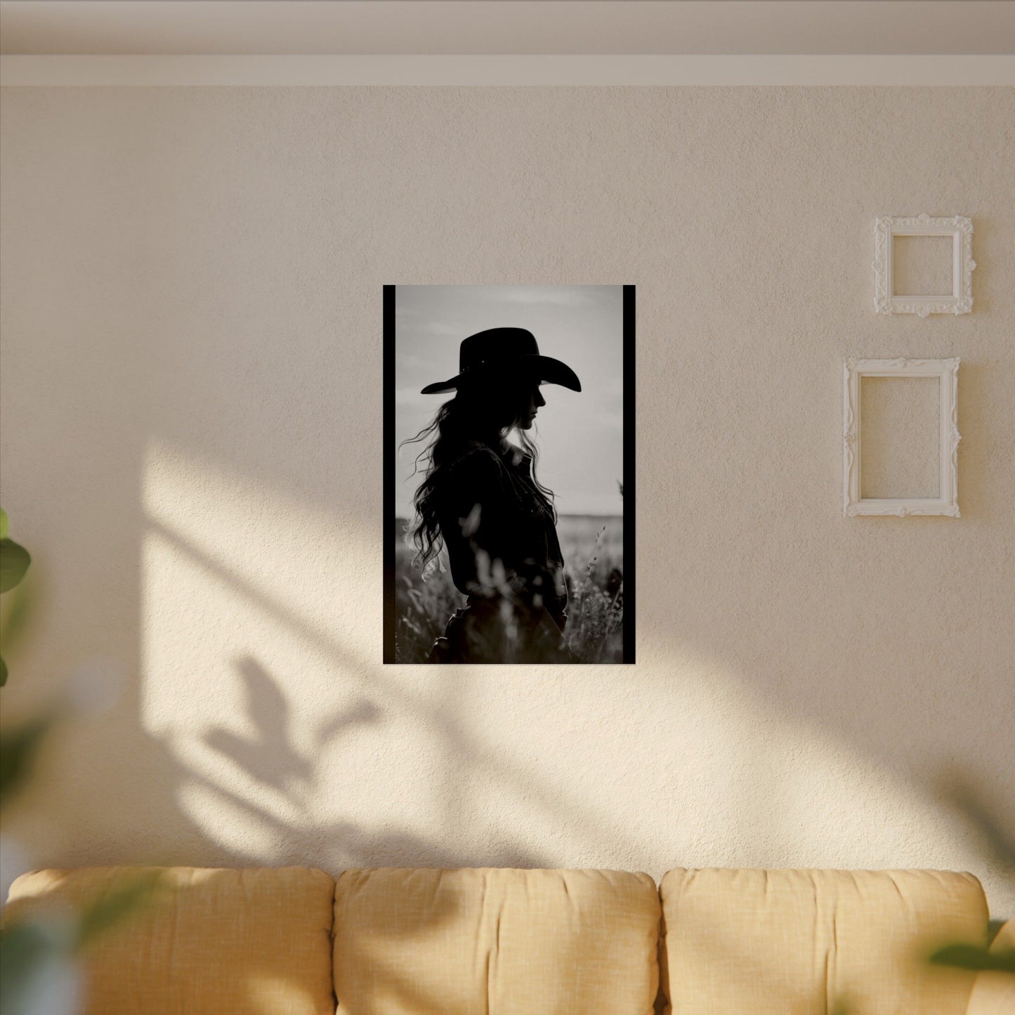 Grace Againest The Grain – Western Textured Watercolor Matte Posters