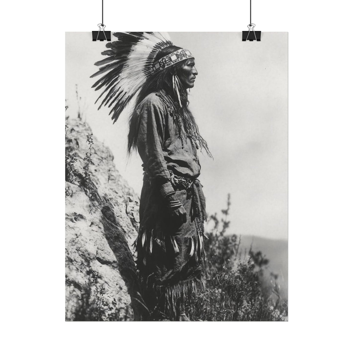 When The Wind Calls – Western Textured Watercolor Matte Posters