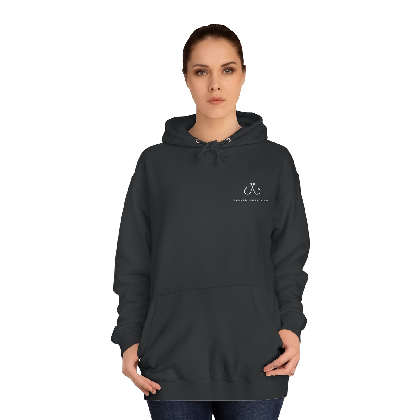 Deep Drift Unisex College Hoodie, Trendy Sweatshirt, Casual Wear, Gift for Students, Nautical Fashion, Beach Vibes Apparel