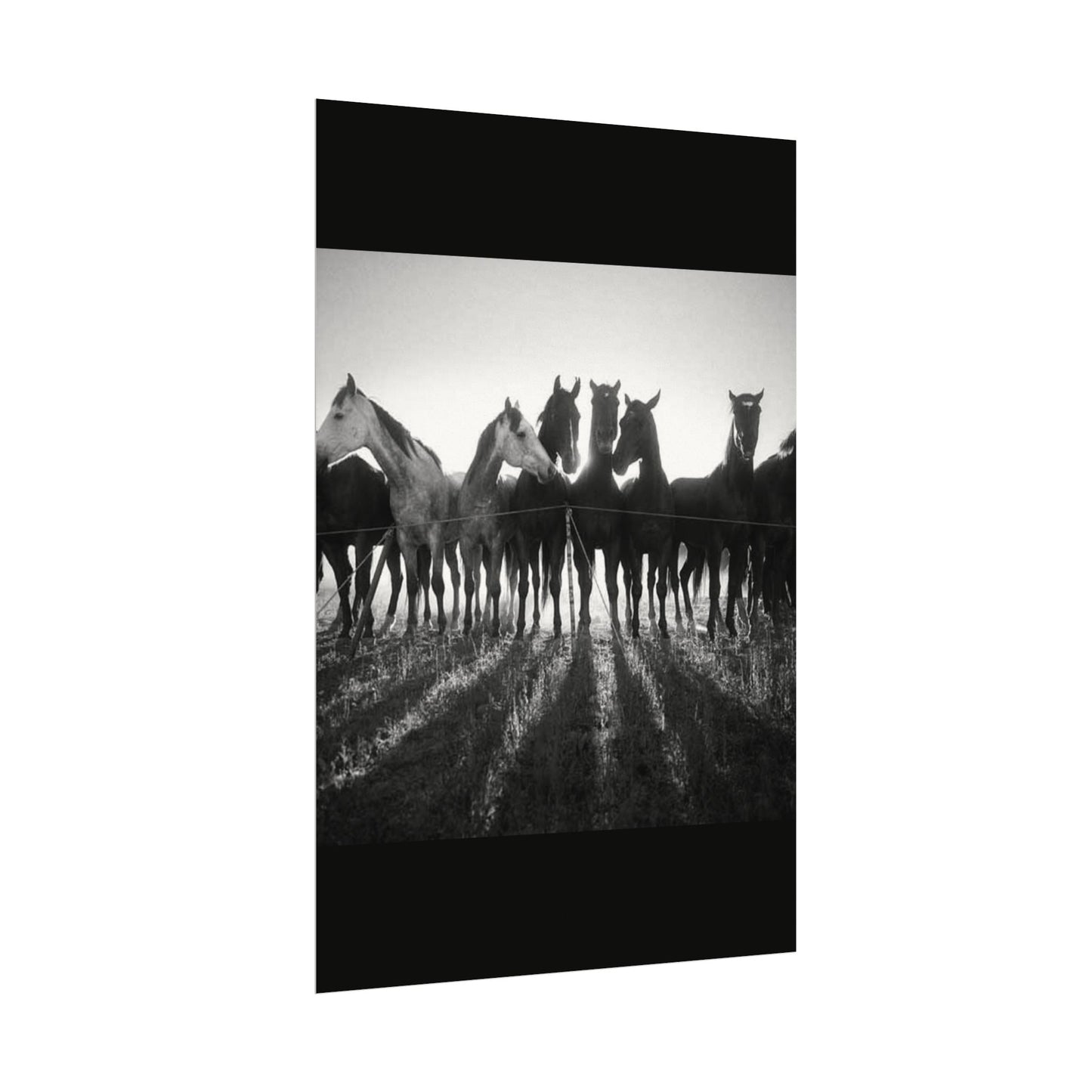 When Dawn Breaks – Western Textured Watercolor Matte Posters