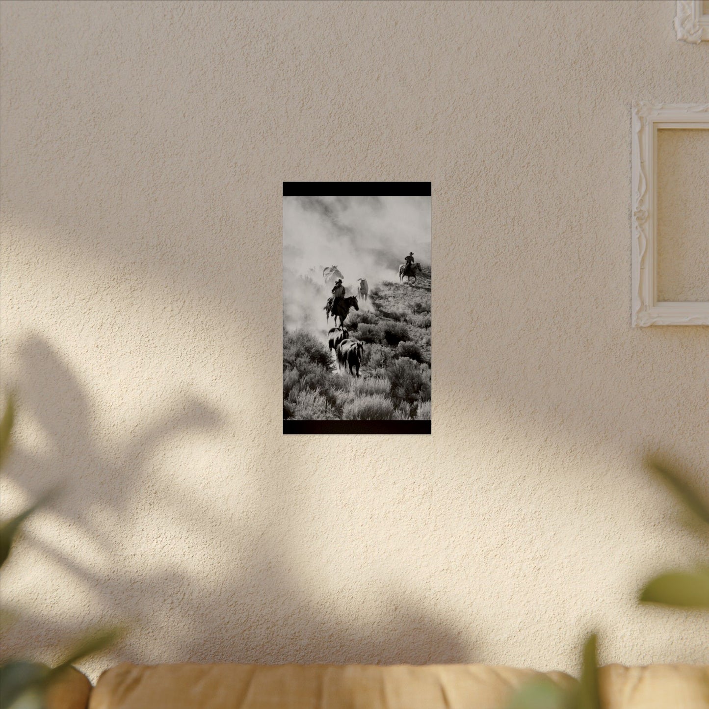 The Dusty Range – Western Textured Watercolor Matte Posters