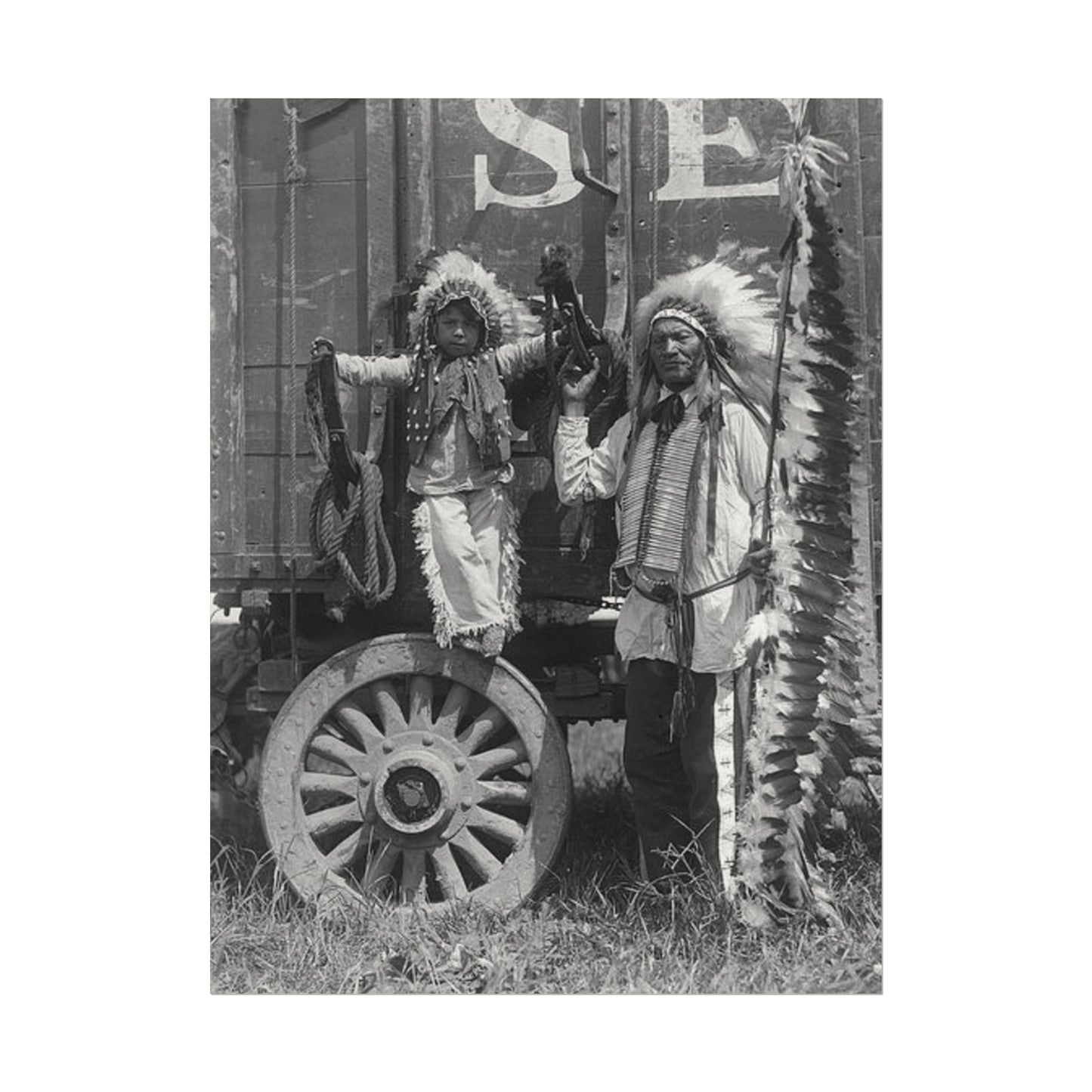 Small Hamds Big Spirit – Western Textured Watercolor Matte Posters