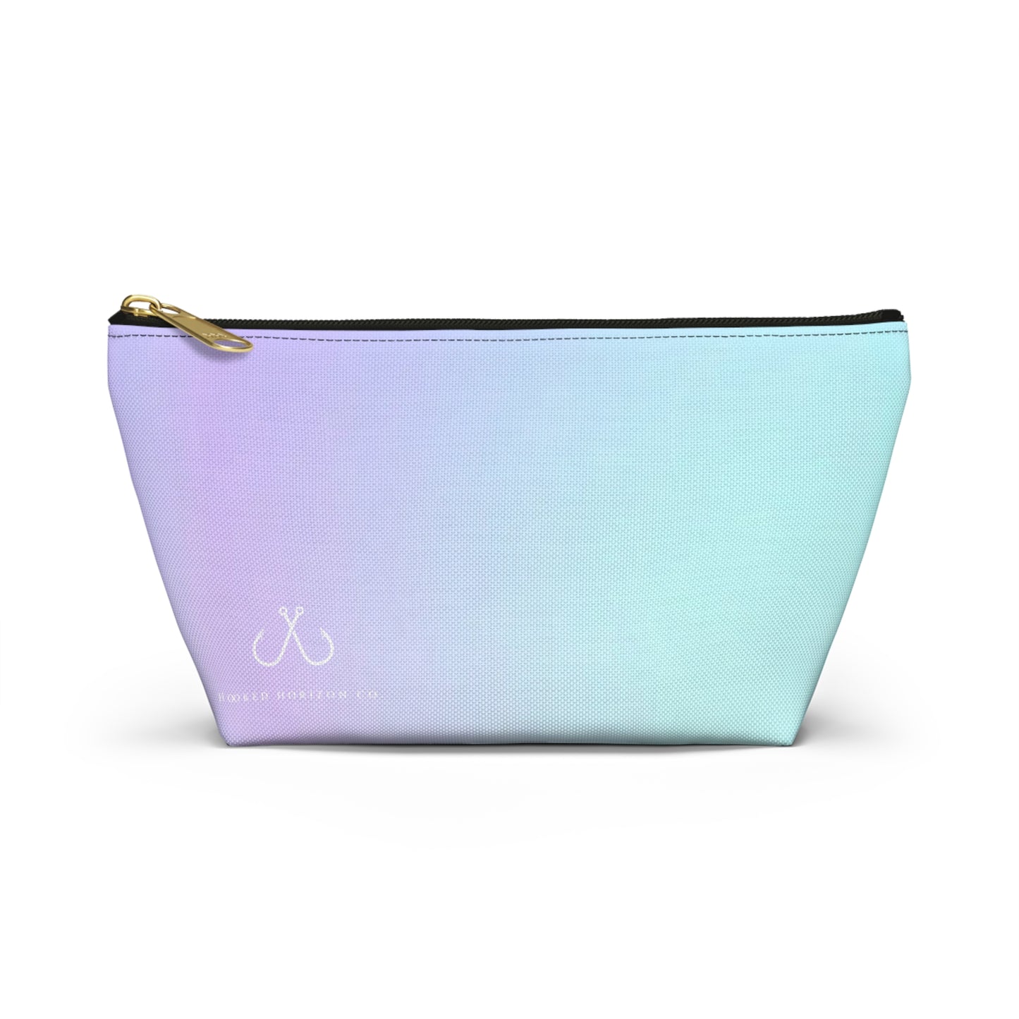 Purple To Blue Ombre Vibrant Gradient Accessory Pouch | Makeup Bag, Travel Organizer, Gift for Her, Beach Essentials, Stylish Storage