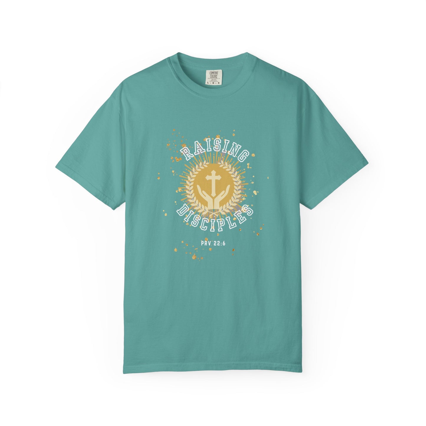 Spiritual Sunrise Unisex Garment-Dyed T-shirt, Faith-Based Apparel, Inspirational Gift, Casual Wear, Church Event, Everyday Comfort