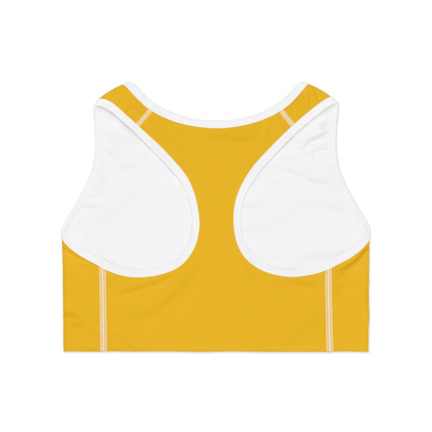 Arrow Ridge Golden Yellow Stylish Sports Bra for Active Women, Workout Top, Gym Essential, Fitness Apparel, Athleisure Wear, Yoga Gear