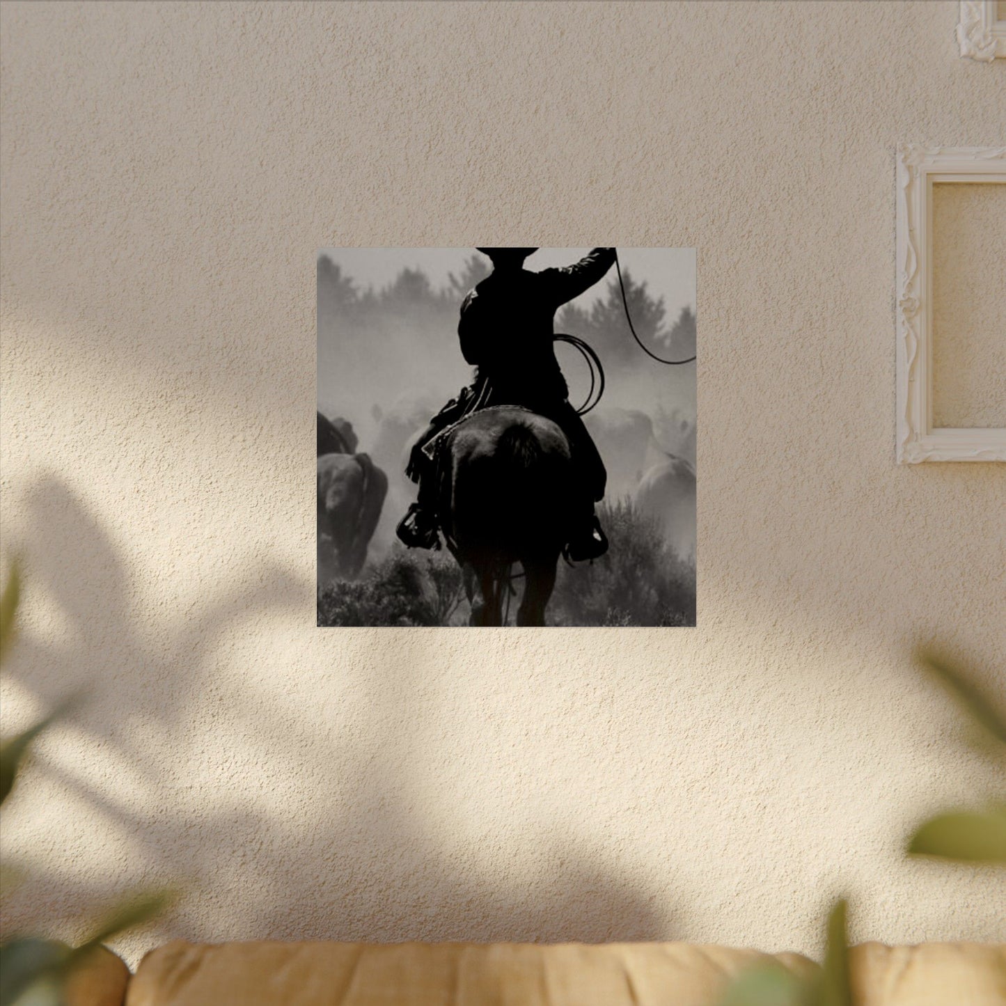 Bones Of The West  – Western Textured Watercolor Matte Posters