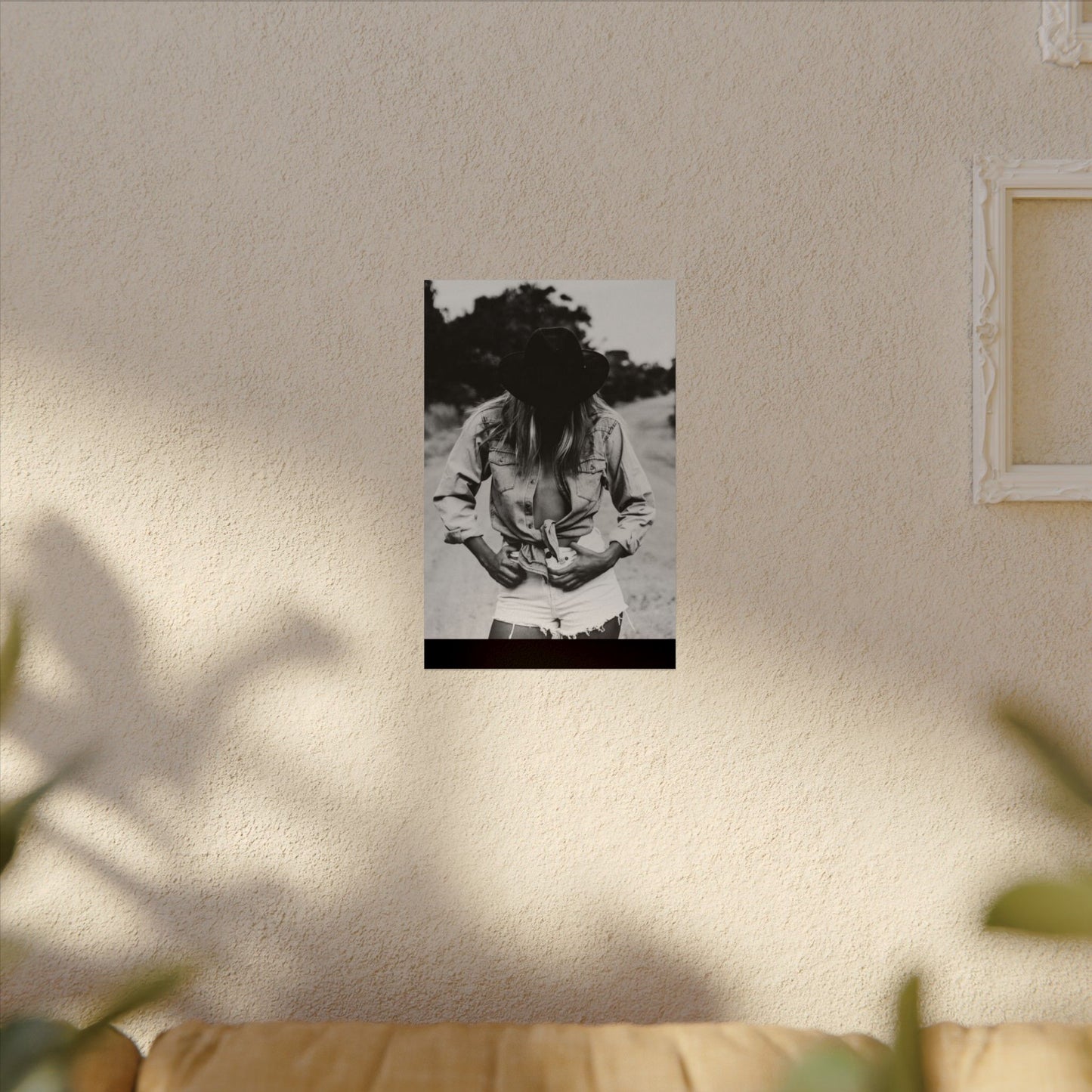 Denim Dreamer– Western Textured Watercolor Matte Posters