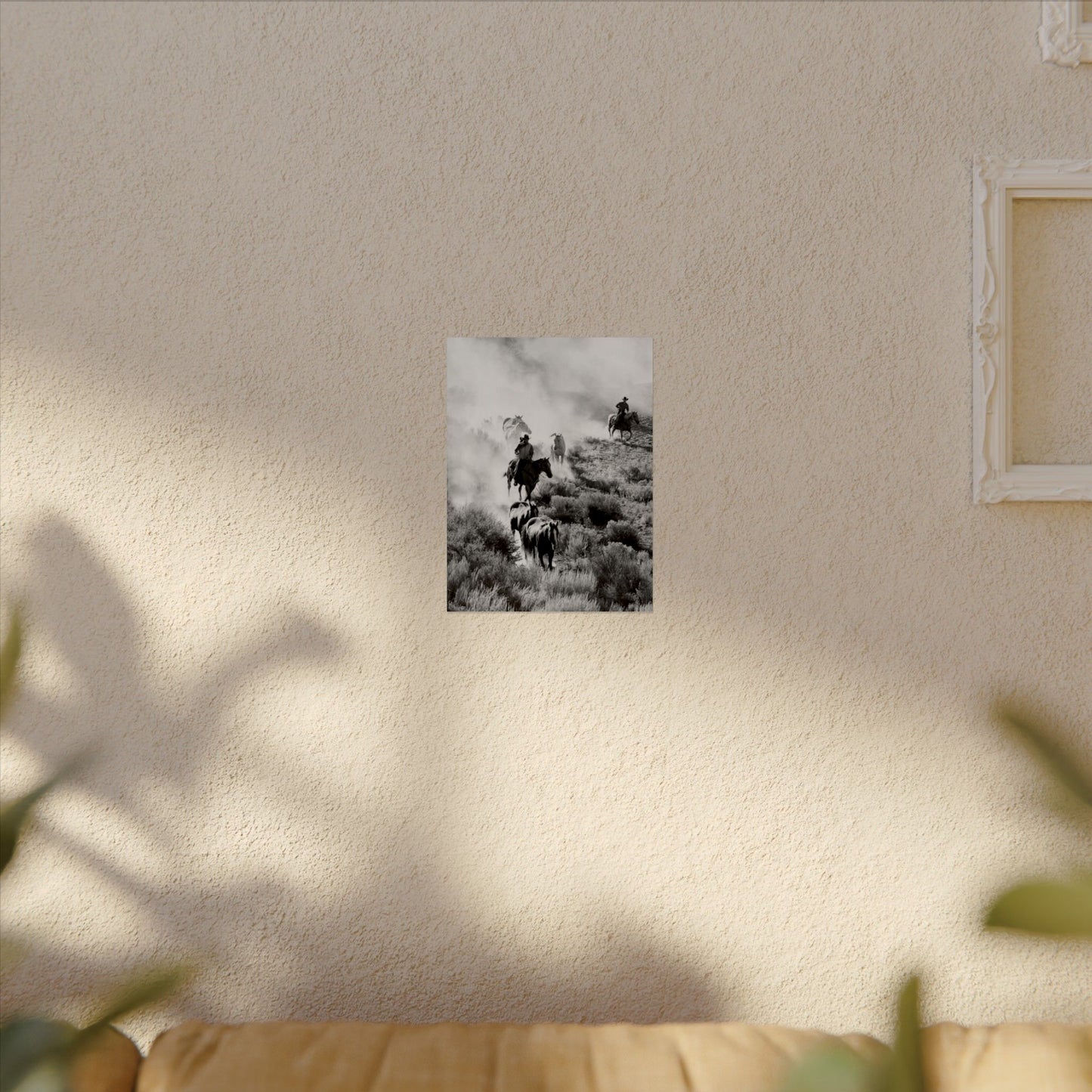 The Dusty Range – Western Textured Watercolor Matte Posters