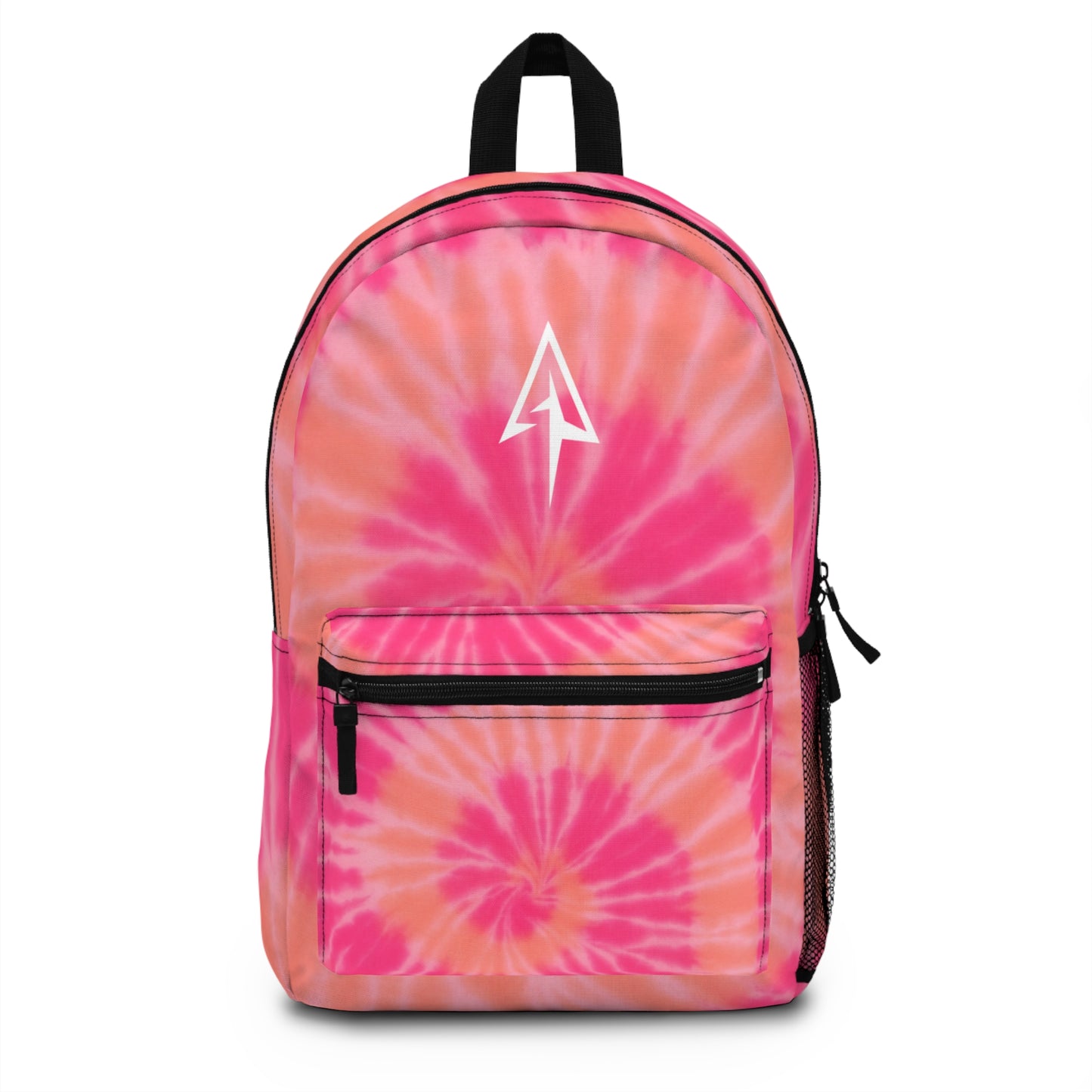 Pink Tie Dye Gradient Backpack - Stylish Travel Bag for School, Hiking, Gym, Outdoor Adventures, Everyday Use, Trendy Gift Idea