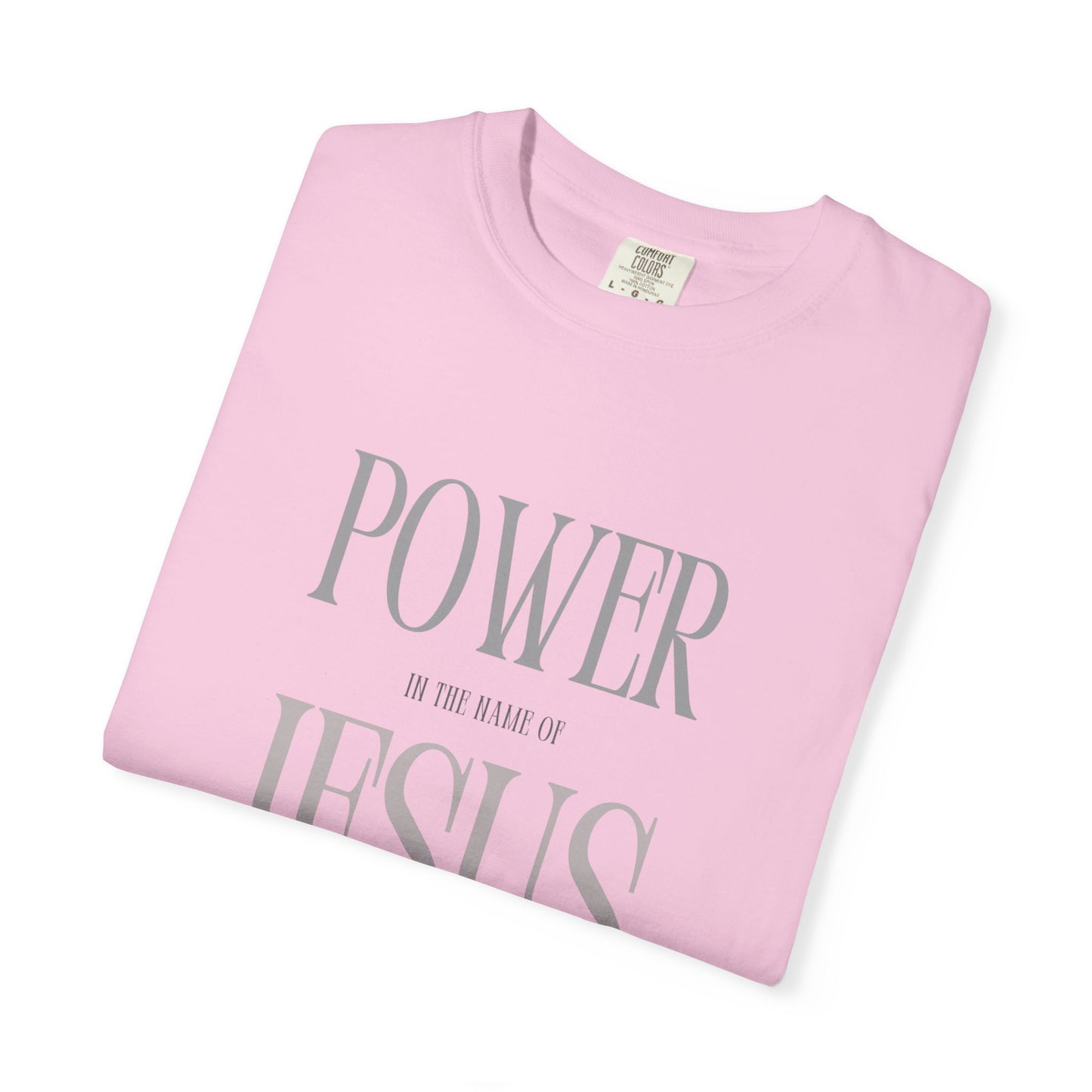 Faith-Inspired Jesus Unisex T-shirt, Power in the Name of Jesus Tee, Christian Apparel, Inspirational Gift, Religious T-shirt