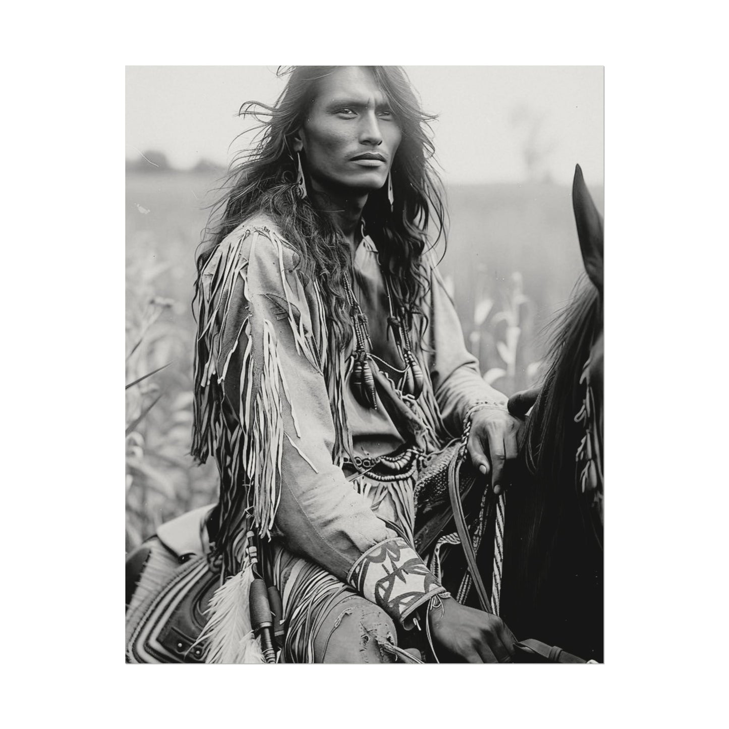 The Last Watchman– Western Textured Watercolor Matte Posters