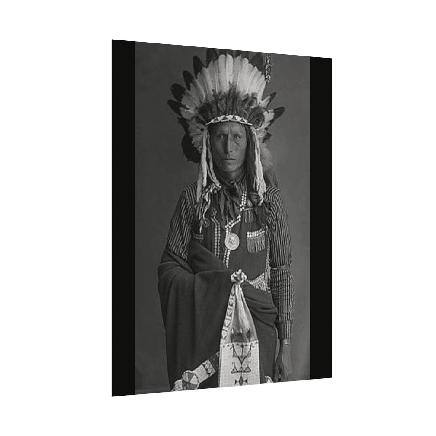 Still As The Wind Remembers – Western Textured Watercolor Matte Posters