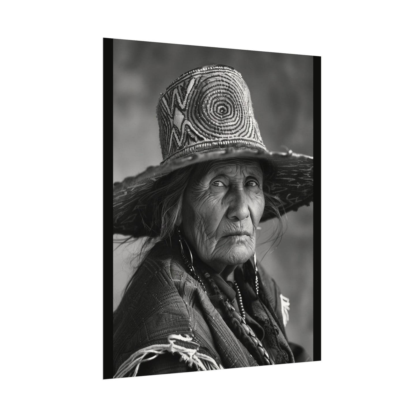 Eyes Of The Ancestors – Western Textured Watercolor Matte Posters
