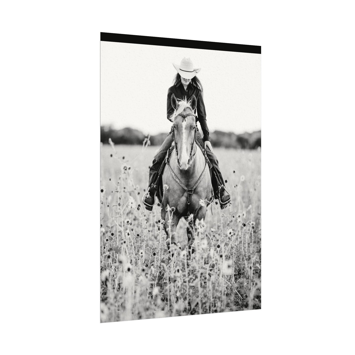 Summer Fields – Western Textured Watercolor Matte Posters