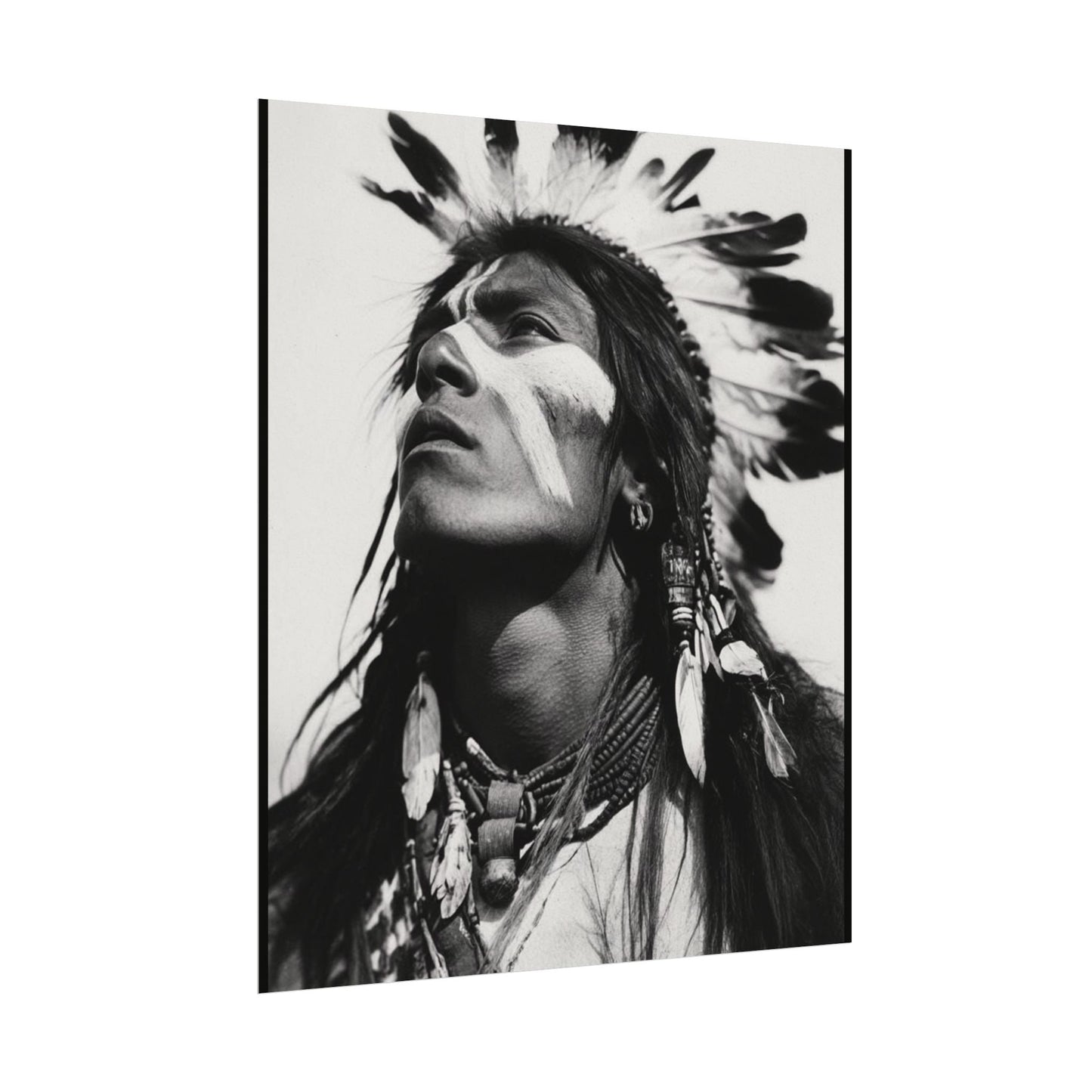 He Who Remembers – Western Textured Watercolor Matte Posters