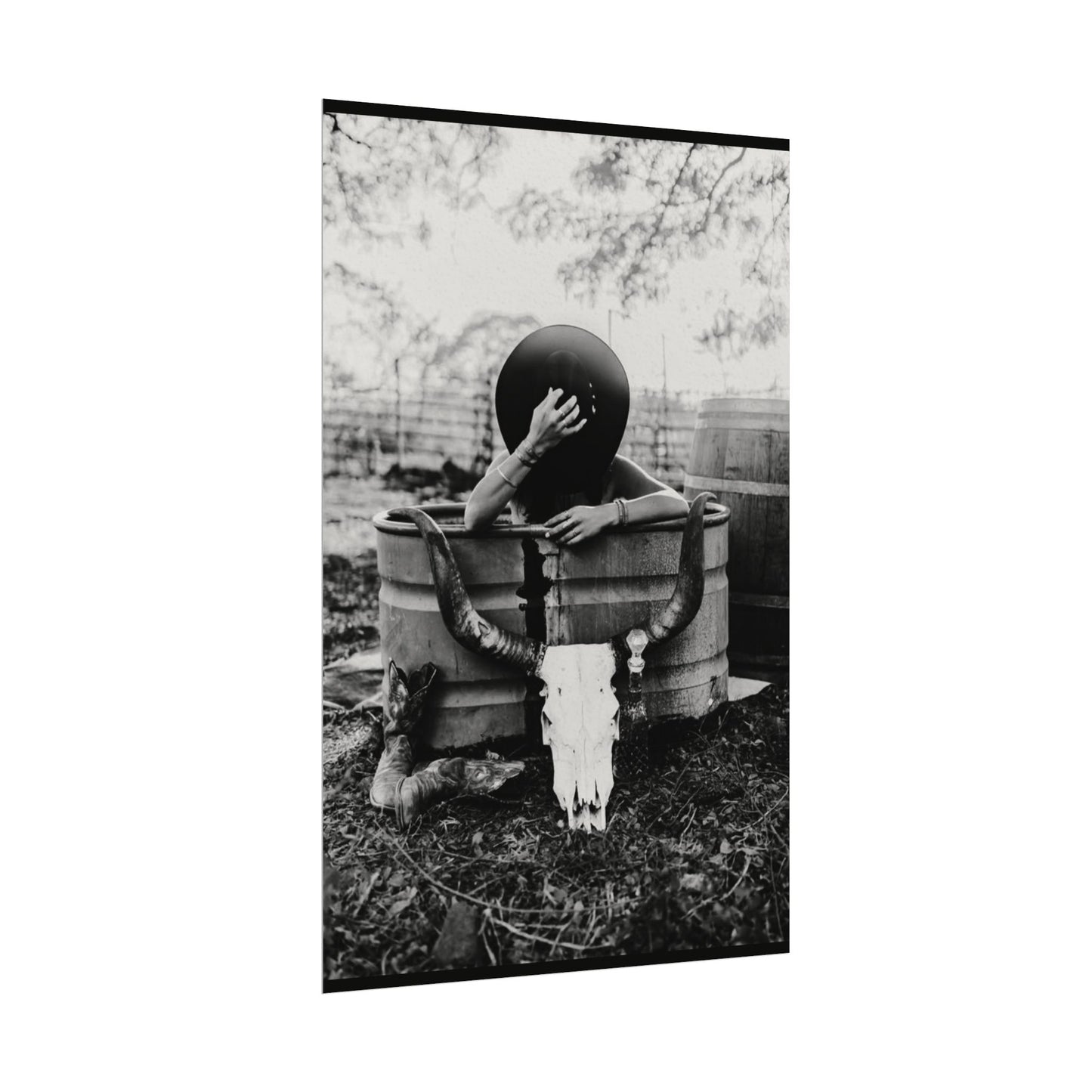 Unapologetically Wild – Western Textured Watercolor Matte Posters