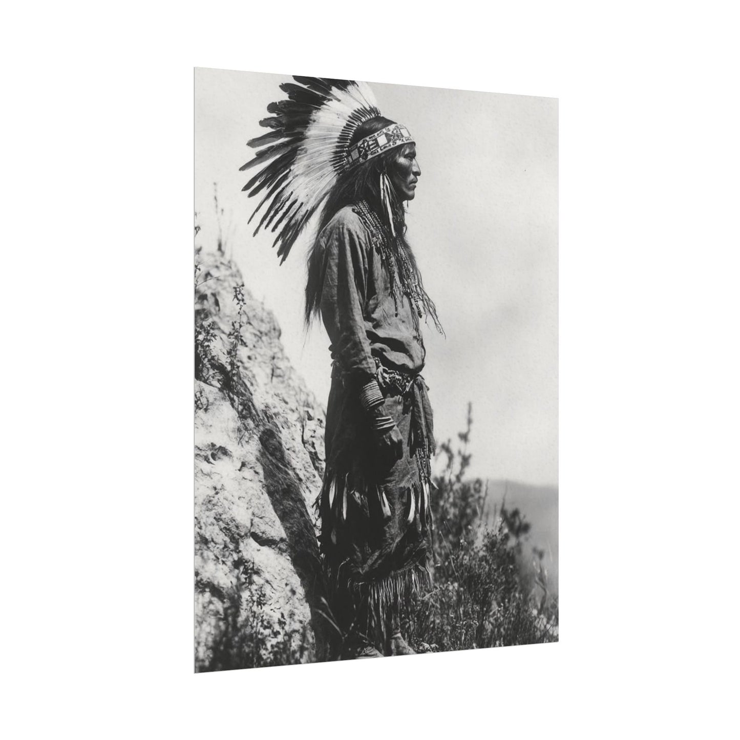 When The Wind Calls – Western Textured Watercolor Matte Posters