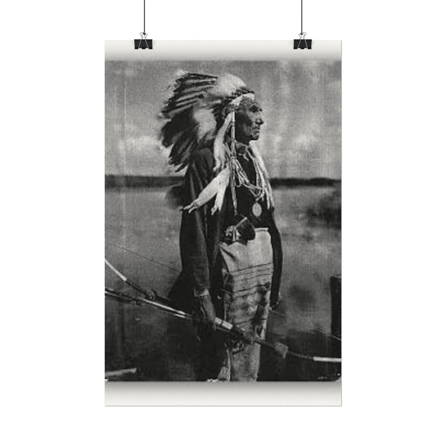 Indigenous Wetlands – Western Textured Watercolor Matte Posters