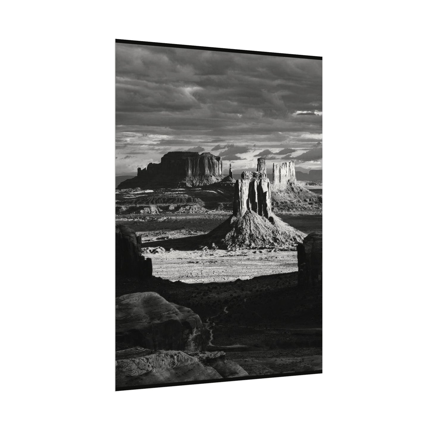 Vast Wonderland – Western Textured Watercolor Matte Posters