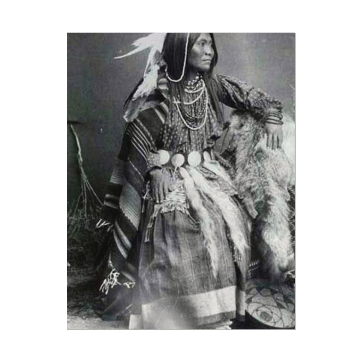 Courage & Strength – Western Textured Watercolor Matte Posters