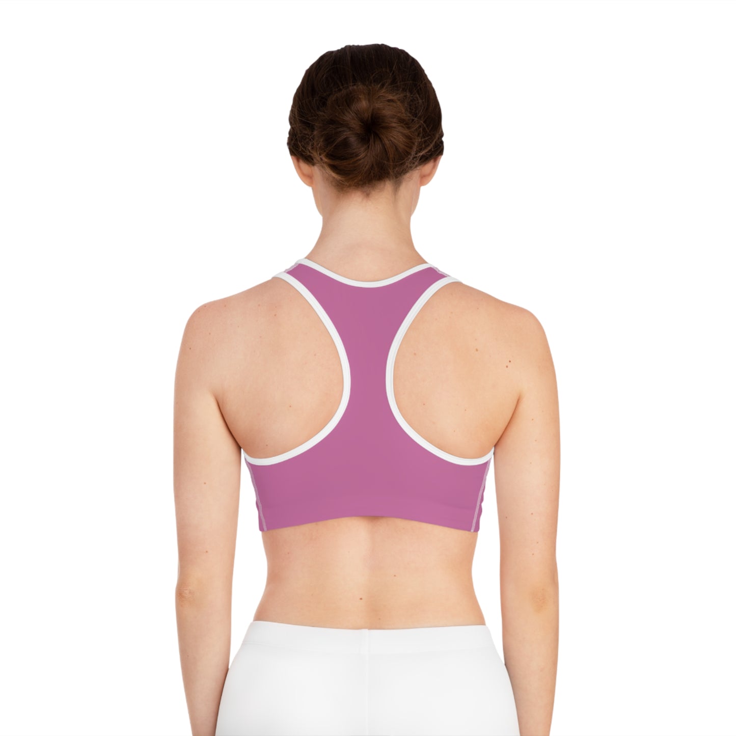 Arrow Ridge Light Pink Stylish Sports Bra for Active Women, Workout Top, Gym Essential, Fitness Apparel, Athleisure Wear, Yoga Gear