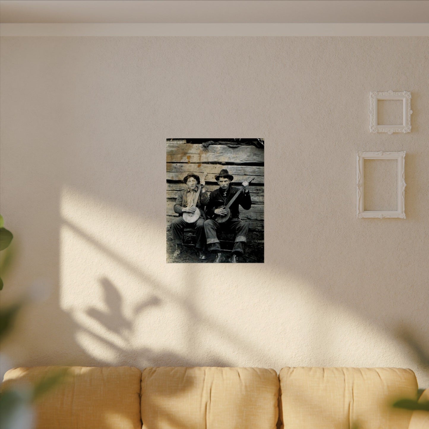 Mountain Music – Western Textured Watercolor Matte Posters