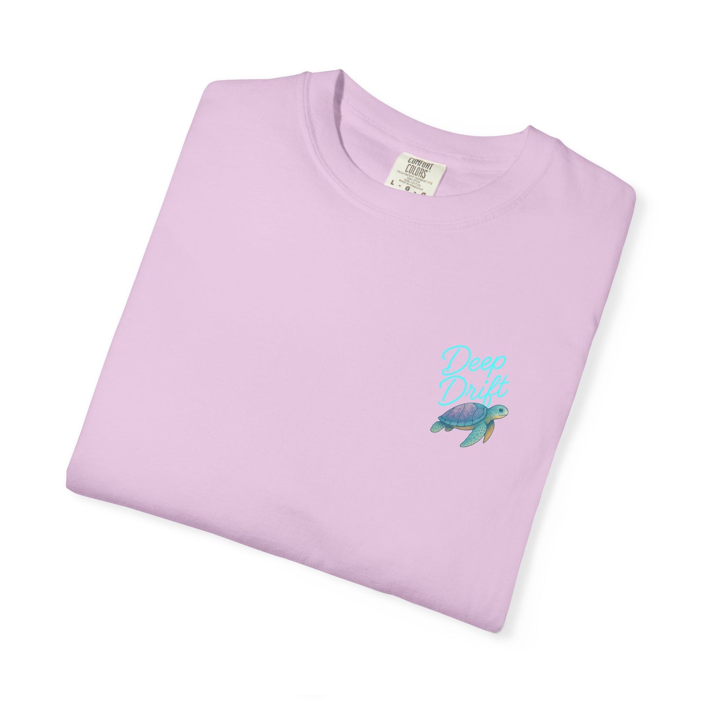 Turtle Deep Drift T-shirt, Hooked Horizon Co, Angler Gifts