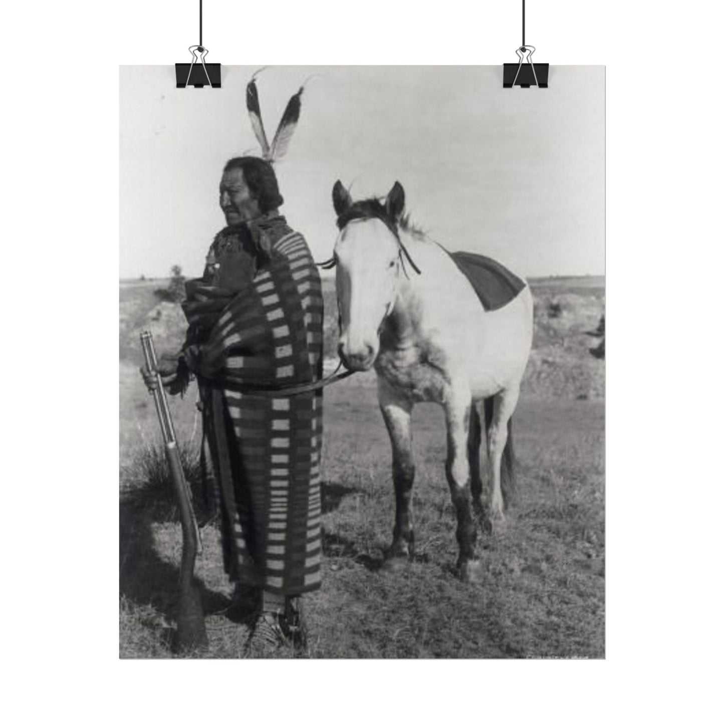 Sacred Ties – Western Textured Watercolor Matte Posters