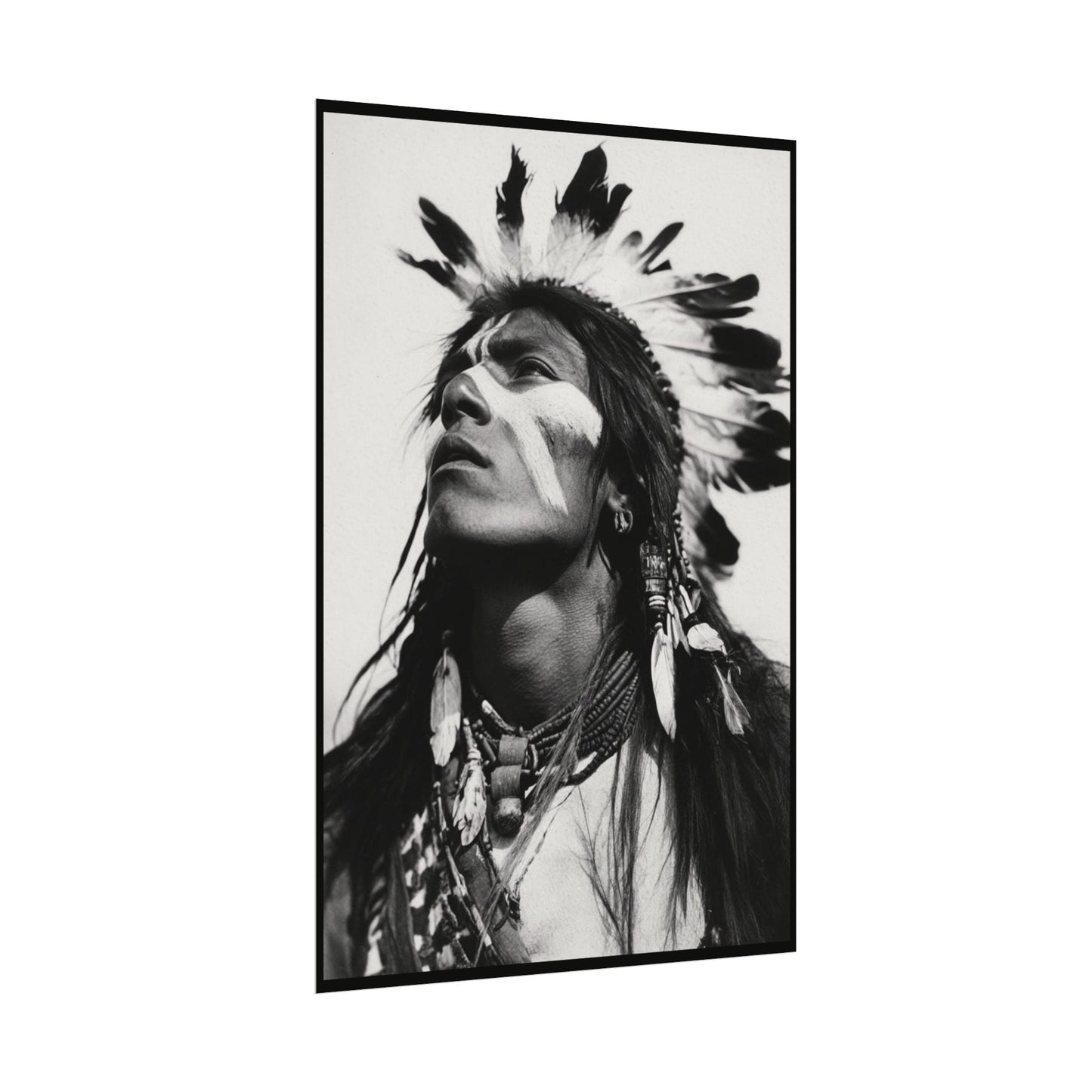 He Who Remembers – Western Textured Watercolor Matte Posters