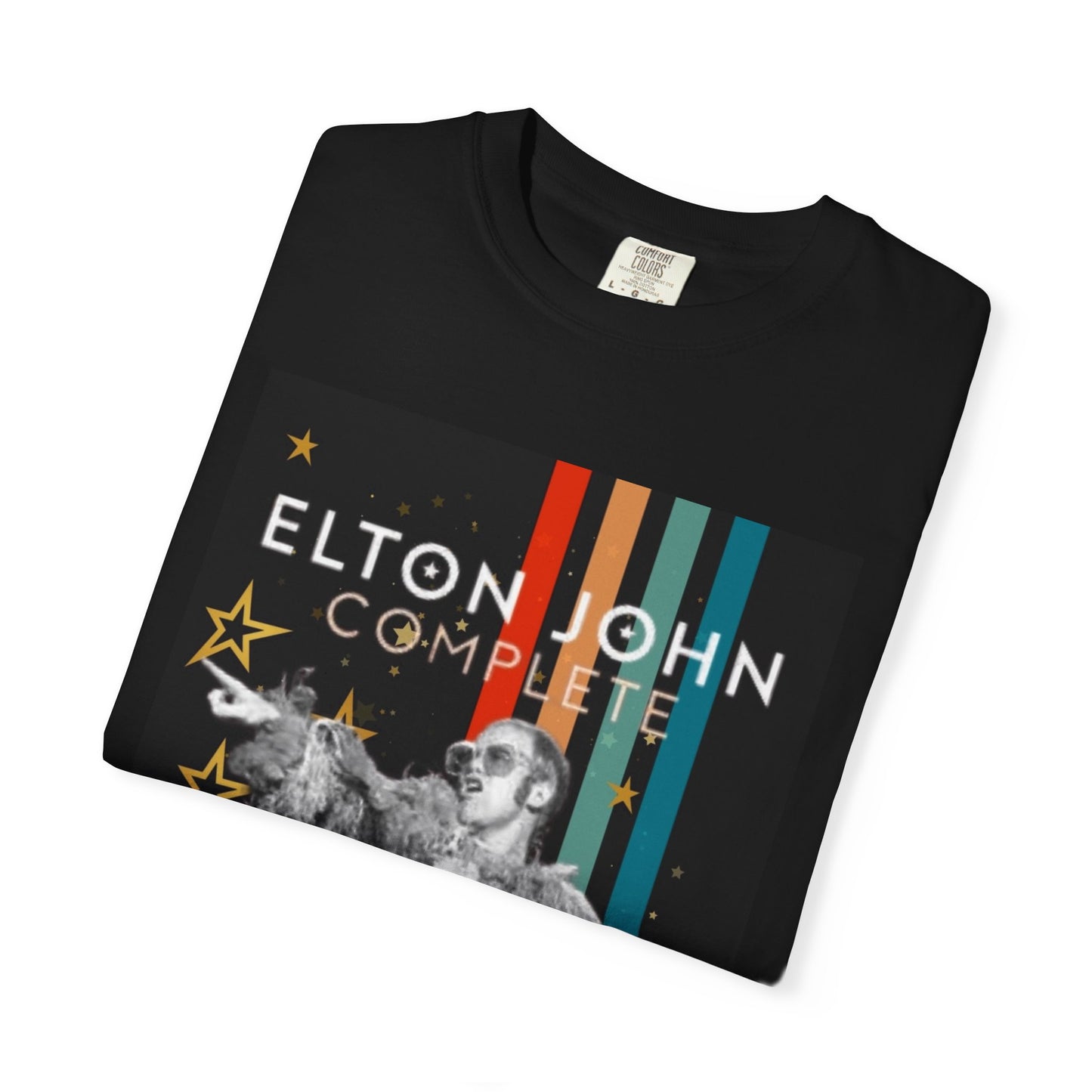 Elton Retro Tee Unisex Garment-Dyed T-shirt Blast From The Past, Rock, Music Fan Gifts