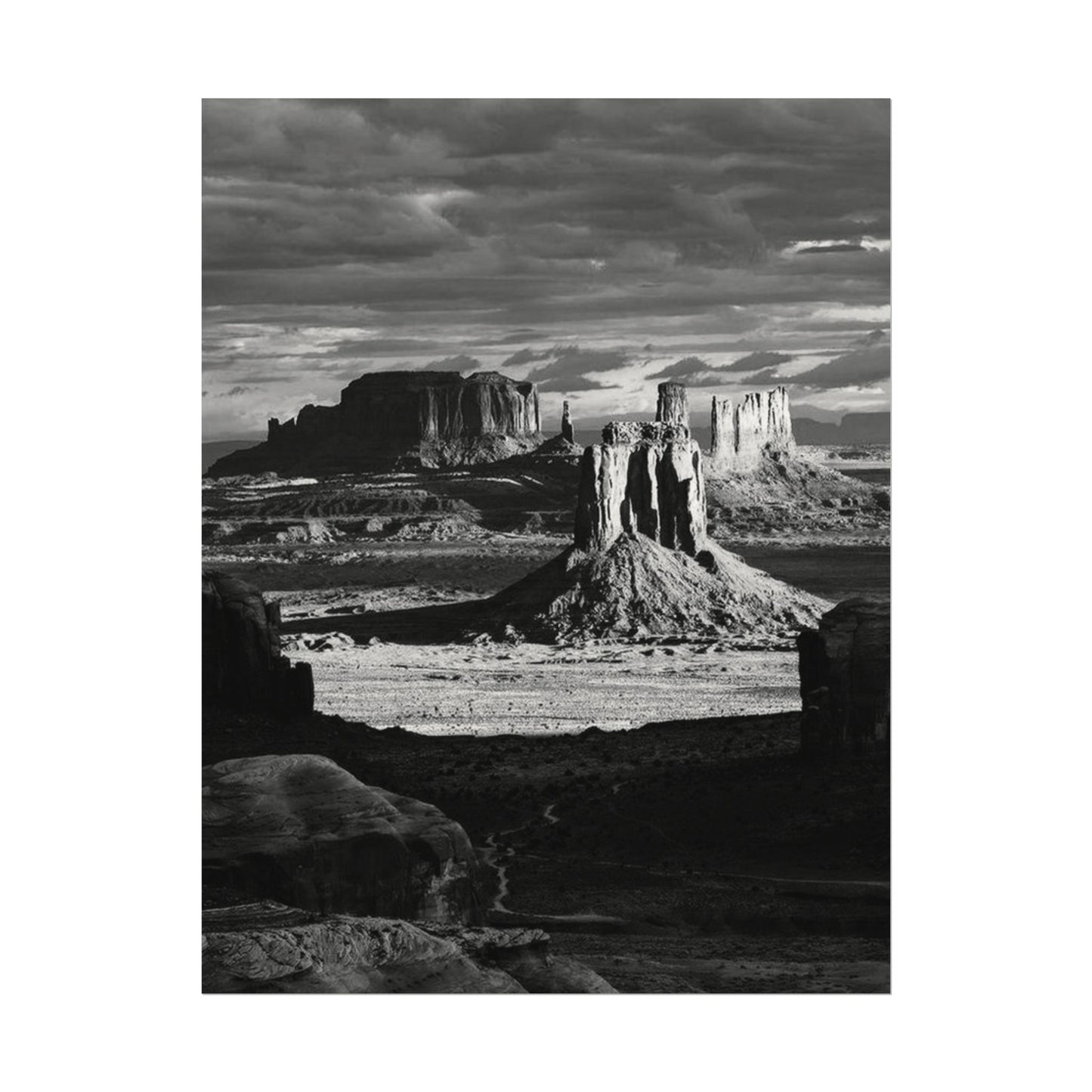 Vast Wonderland – Western Textured Watercolor Matte Posters