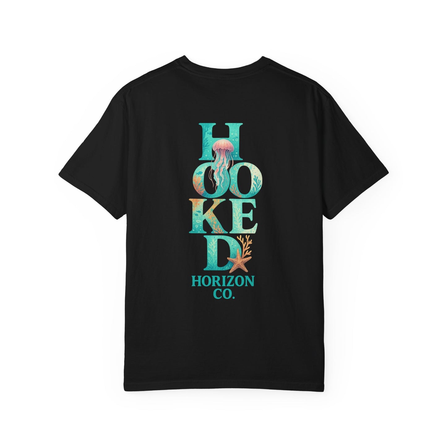 Turtle Deep Drift T-shirt, Hooked Horizon Co, Angler Gifts