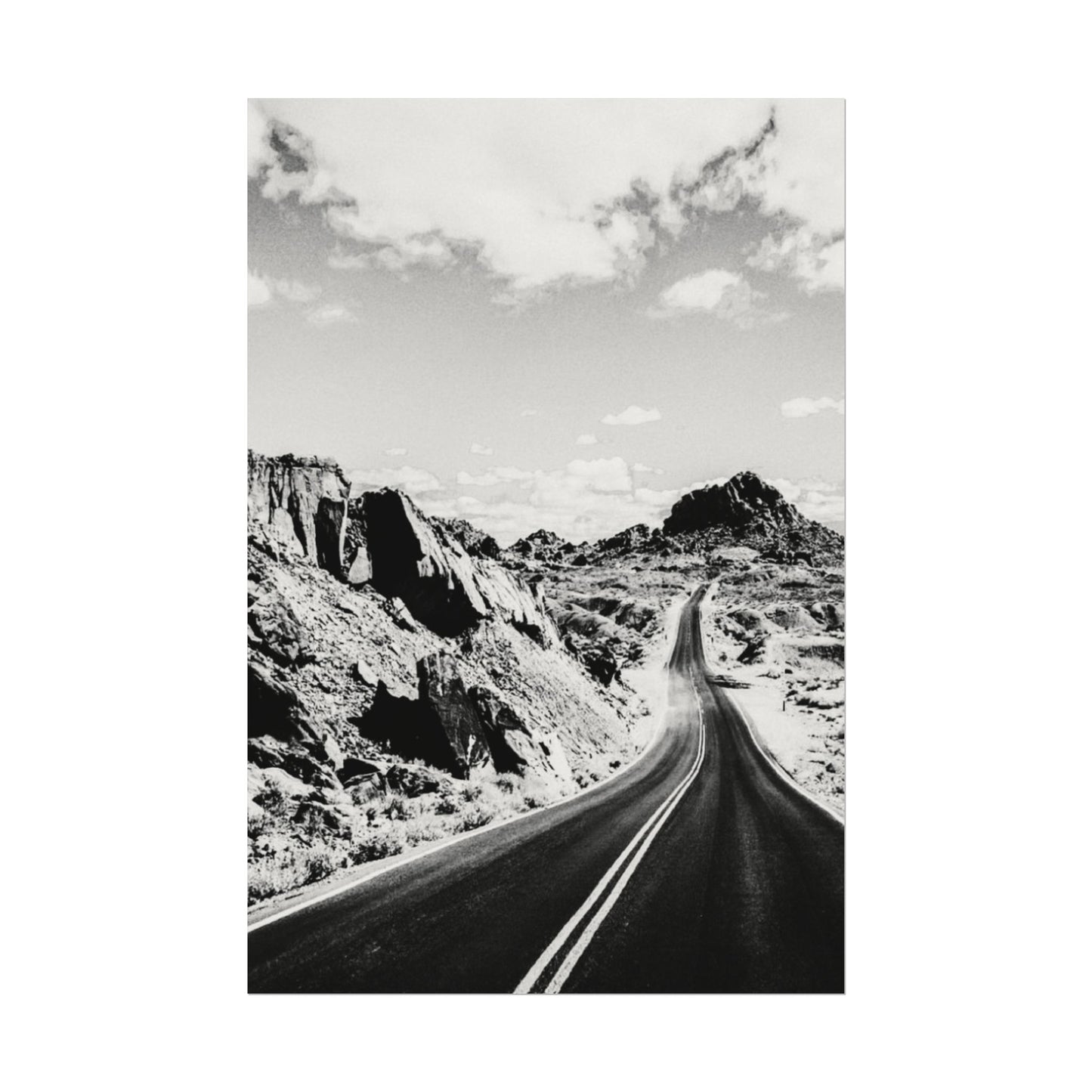 Adventure Awaits On The Open Road Textured Watercolor Matte Posters