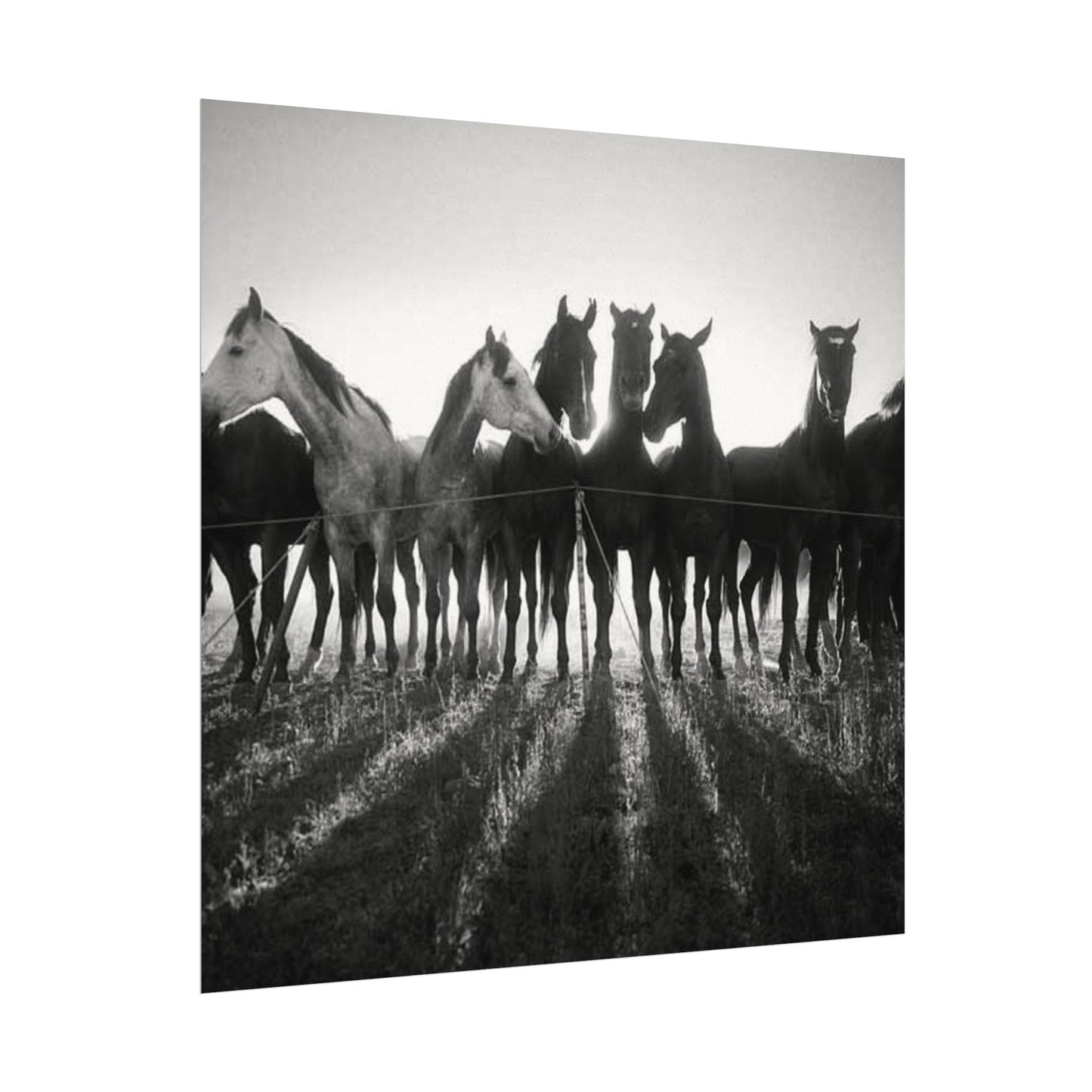 When Dawn Breaks – Western Textured Watercolor Matte Posters